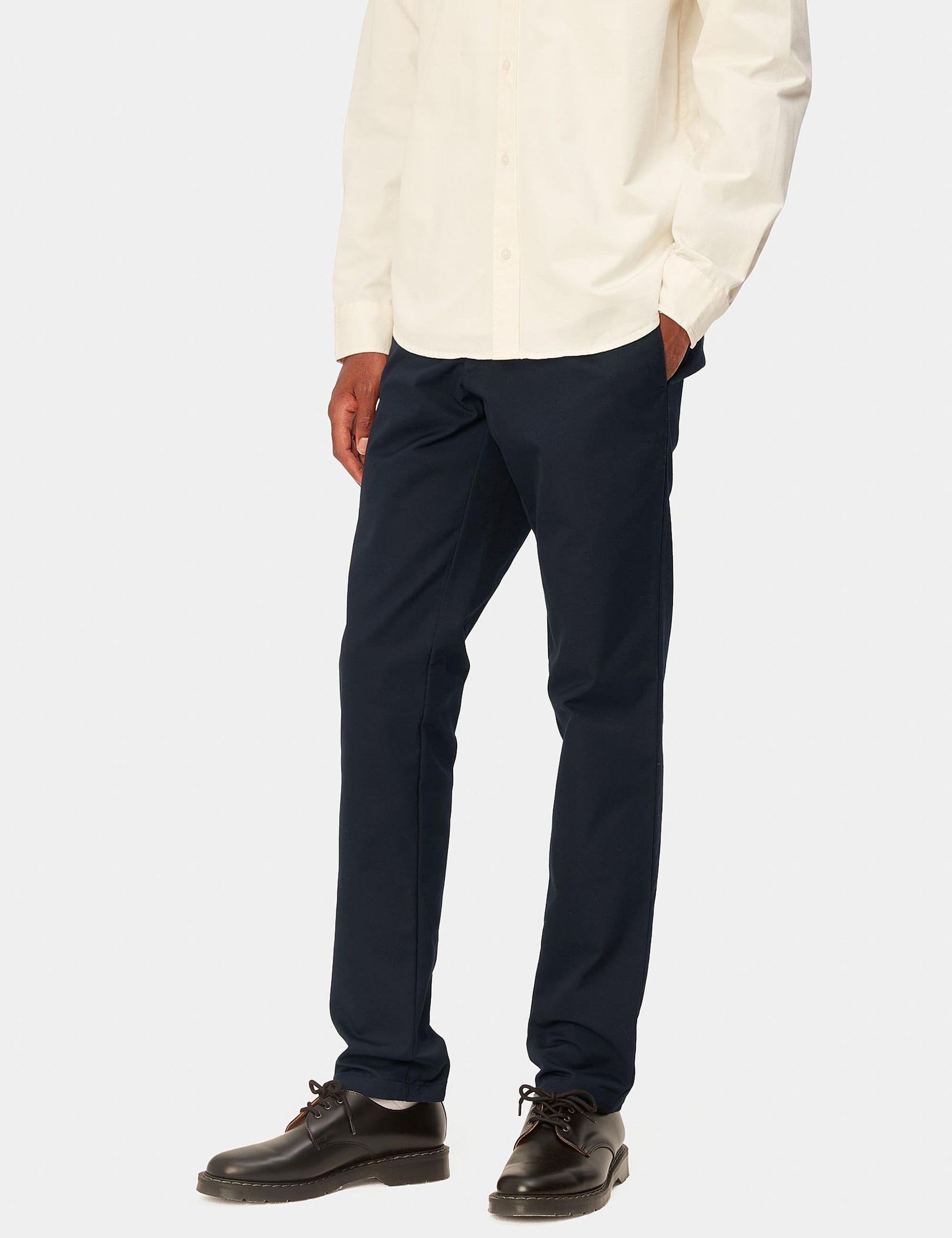 Carhartt WIP Sid Pant - Dark Navy - Clothing from Fat Buddha Store UK