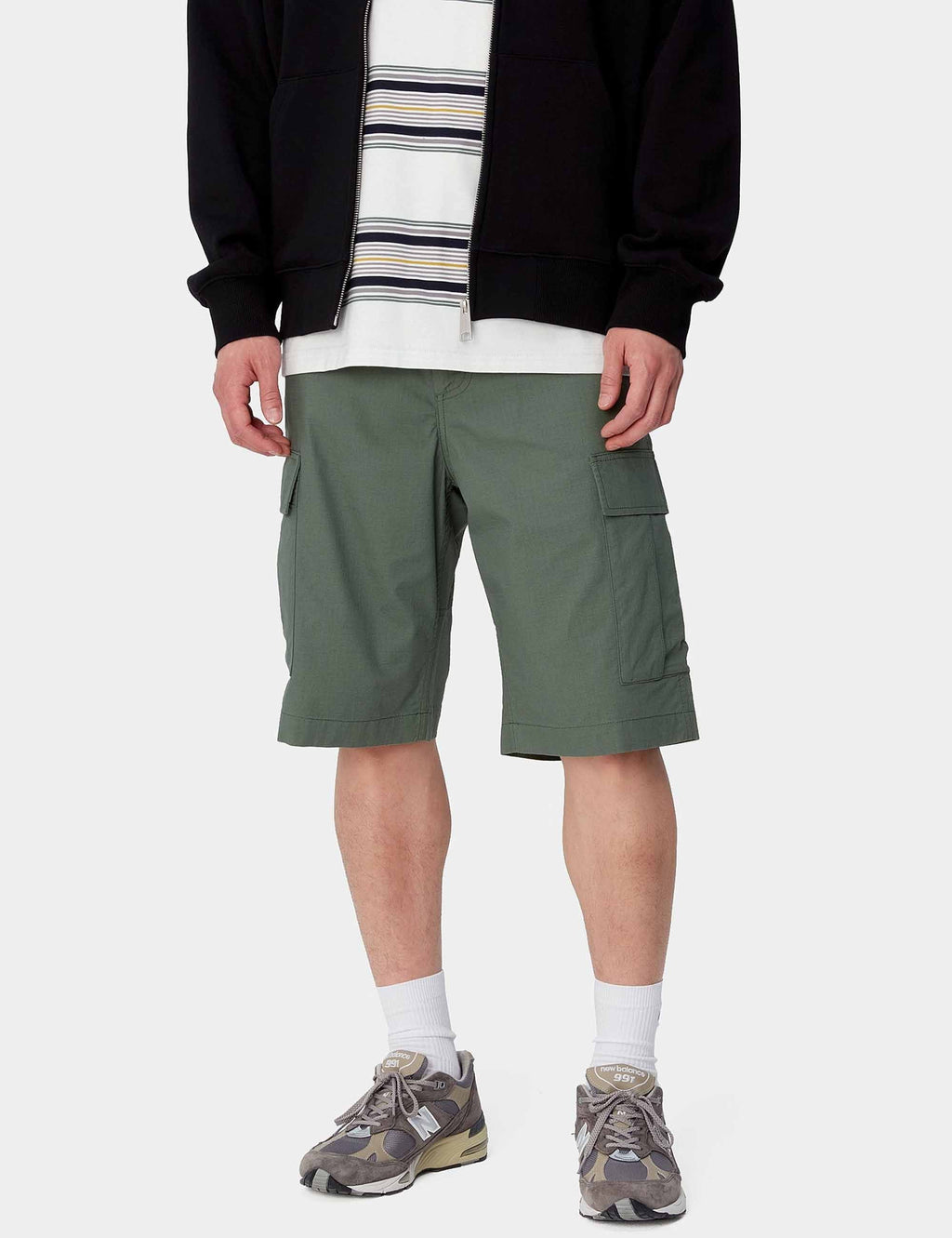 Regular Cargo Shorts - Duck Green