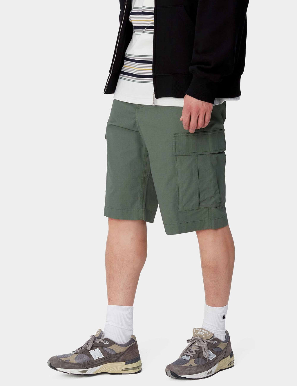 Regular Cargo Shorts - Duck Green