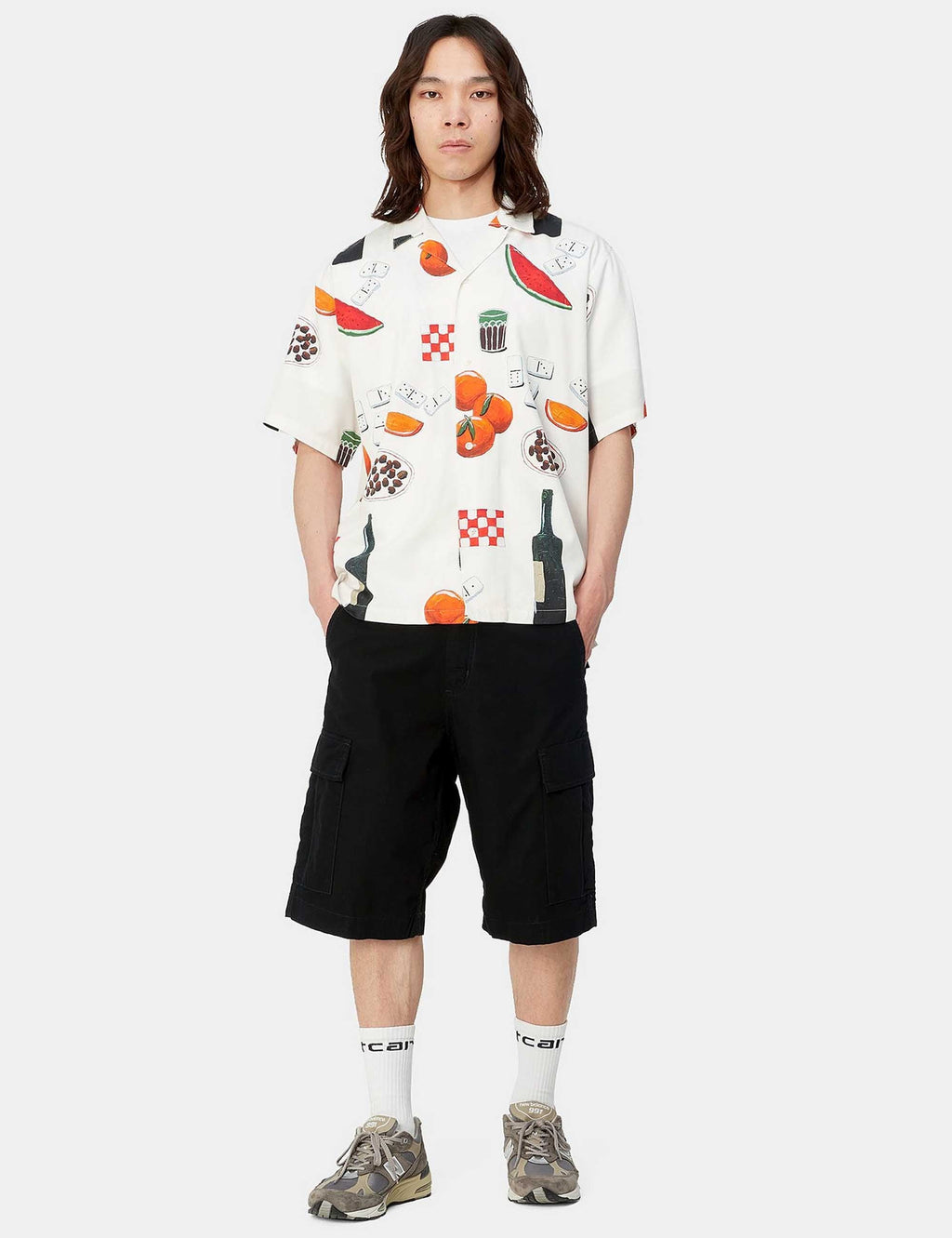 Regular Cargo Shorts - Black