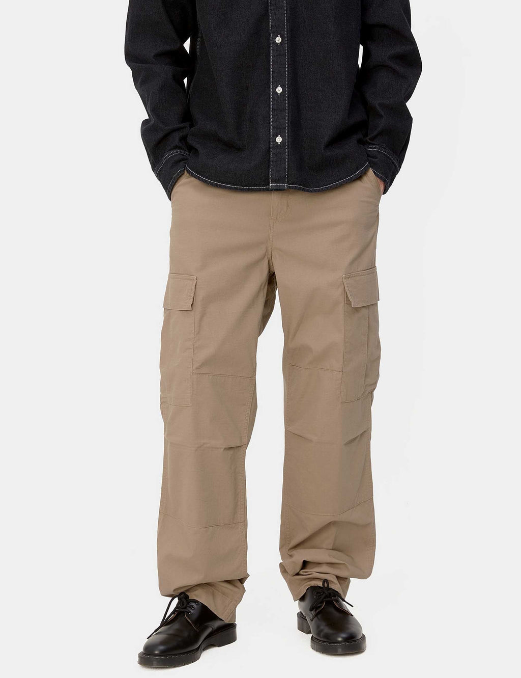 Regular Cargo Pant - Leather