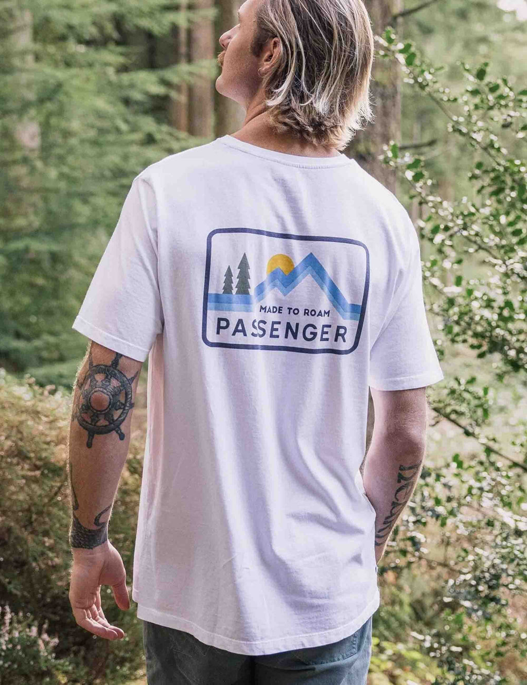 Made To Roam Recycled Cotton T-Shirt - White