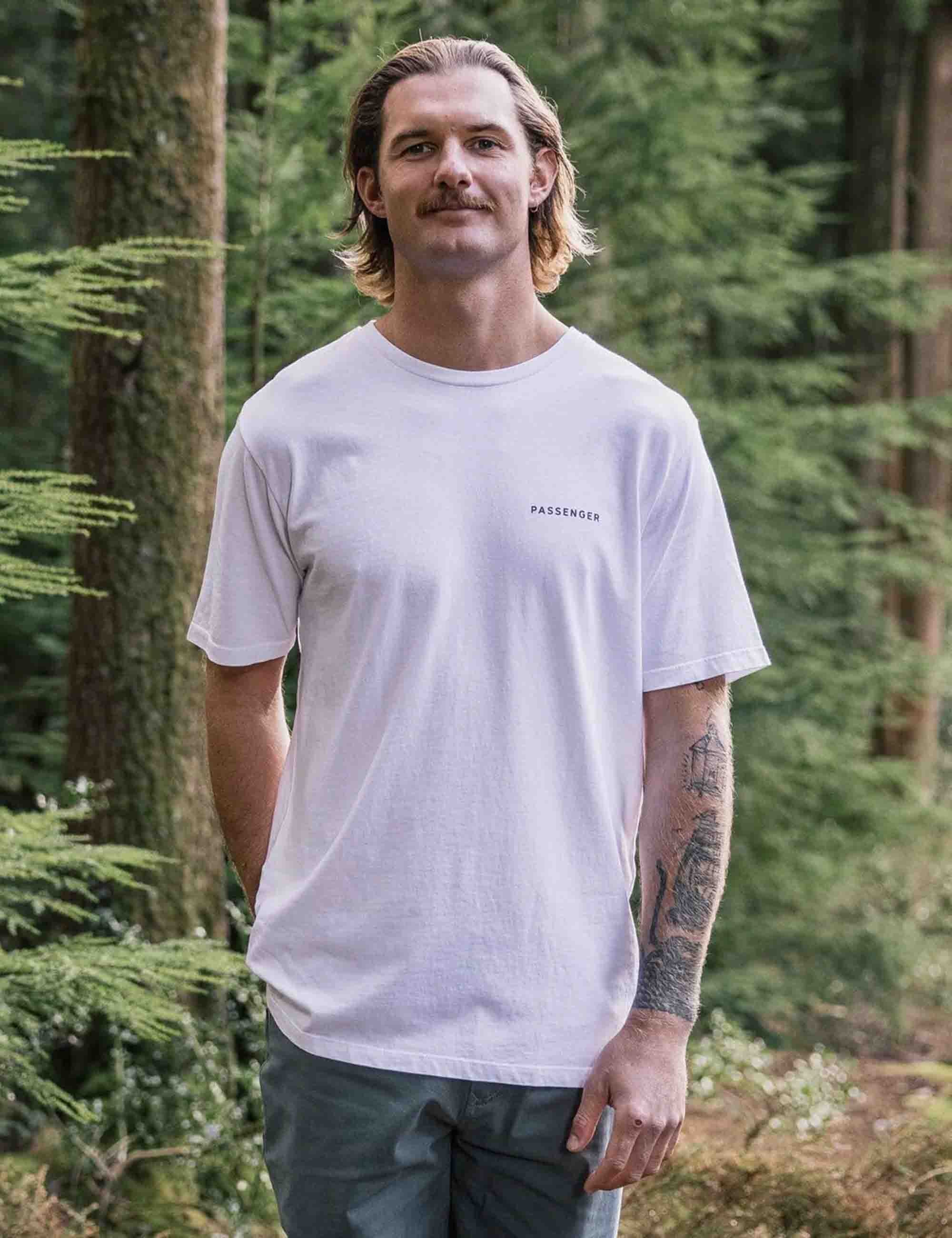 Passenger Made To Roam Recycled Cotton T-Shirt - White