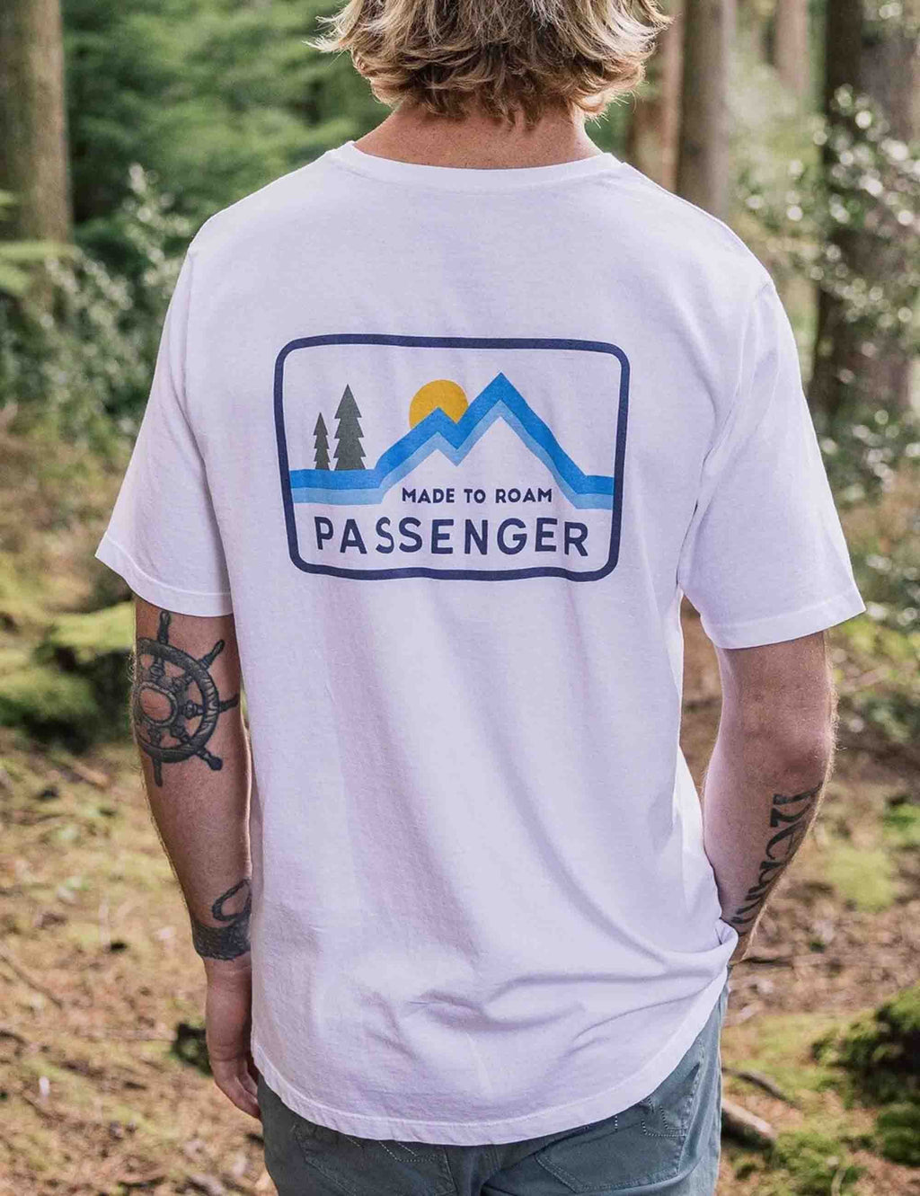 Made To Roam Recycled Cotton T-Shirt - White
