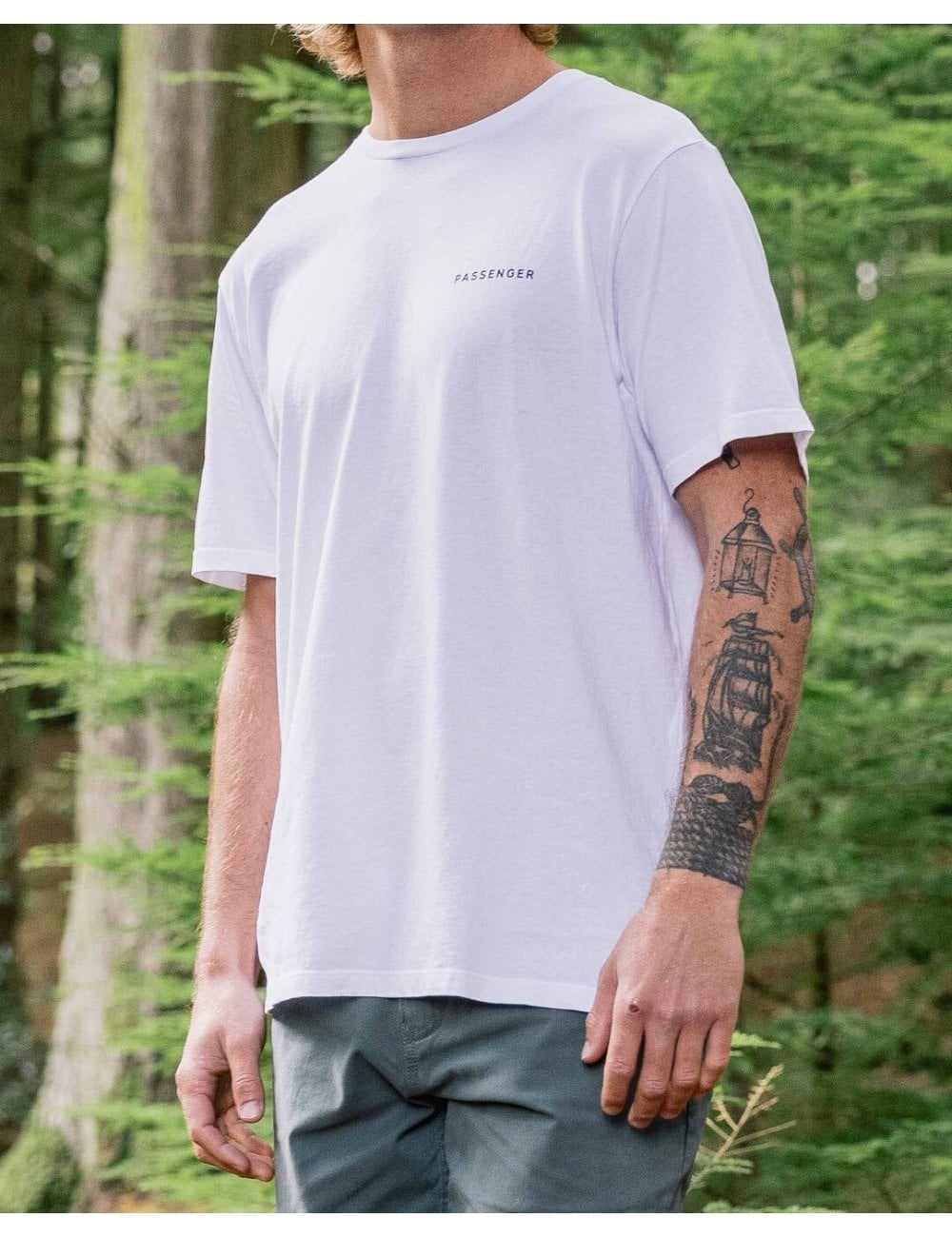 Passenger Made To Roam Recycled Cotton T-Shirt - White
