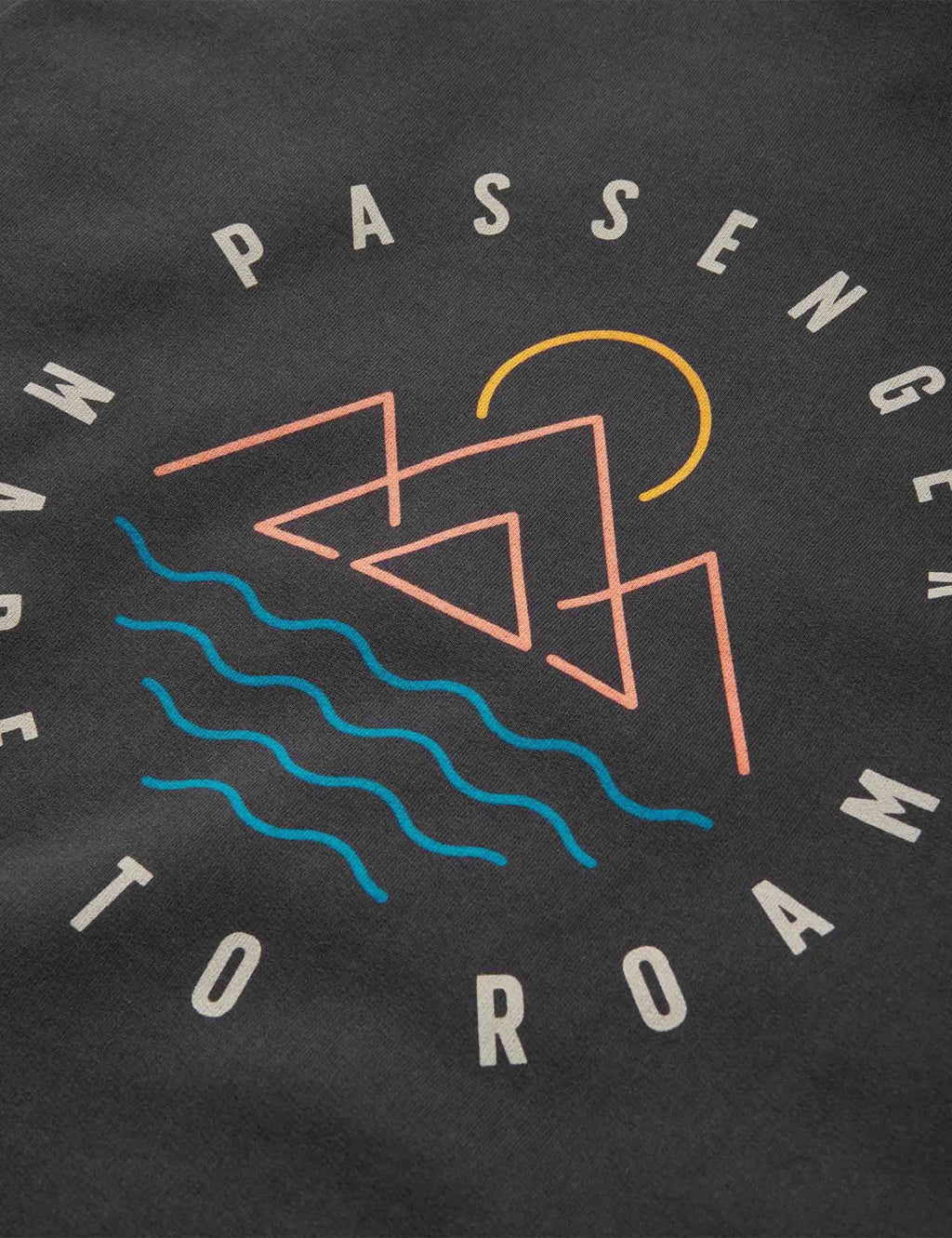 Escapism Recycled Cotton Crew Sweat - Faded Black
