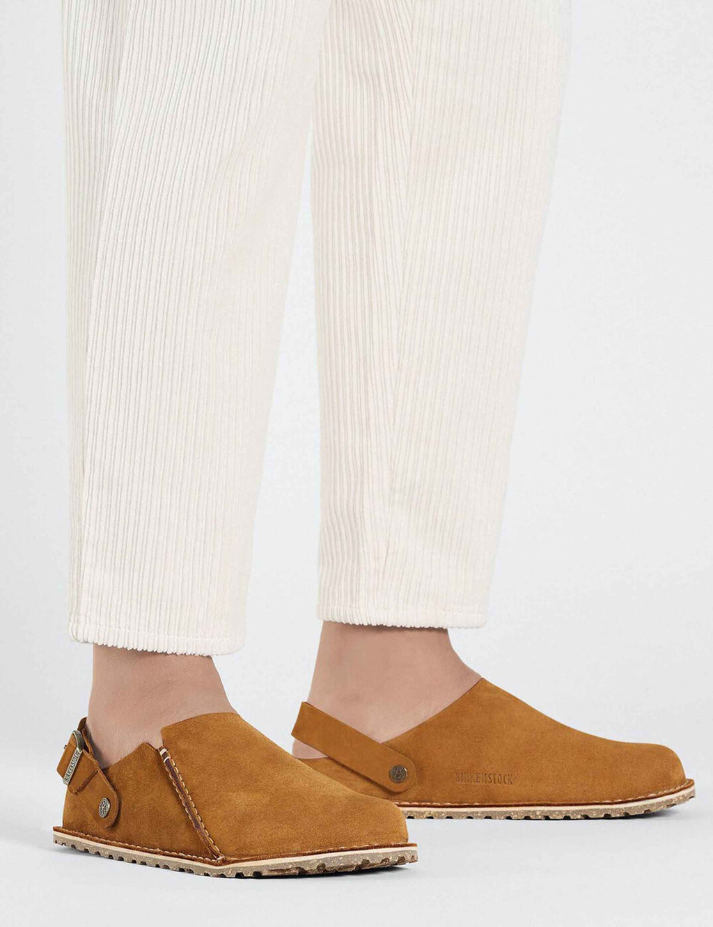 Lutry Suede Mules - Mink (Regular Fit)