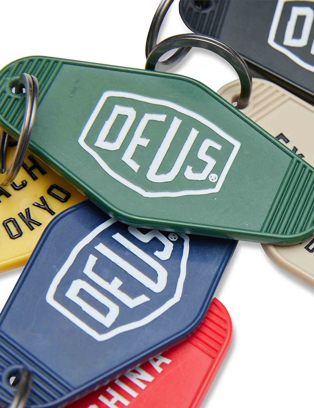 Milano Address Hoel Key Tag - Valiant Red