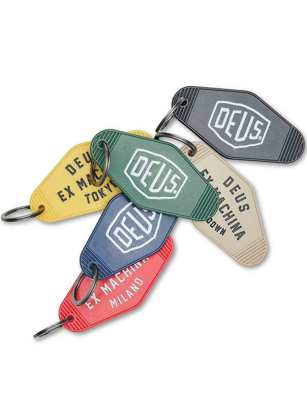 Milano Address Hoel Key Tag - Valiant Red