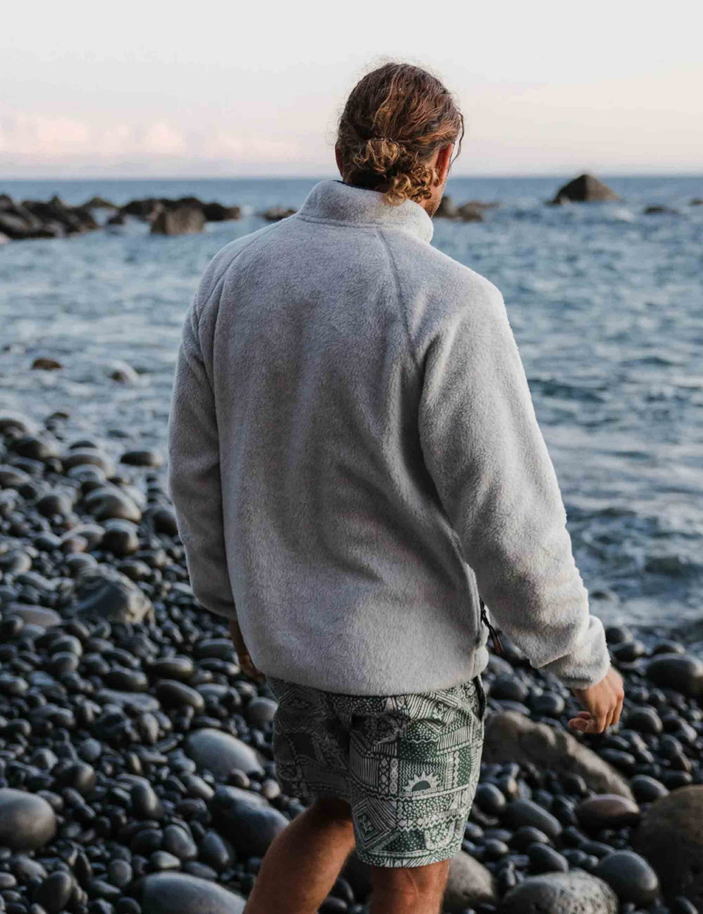 Offgrid 2.0 1/2 Zip Sherpa Fleece - Grey Marl