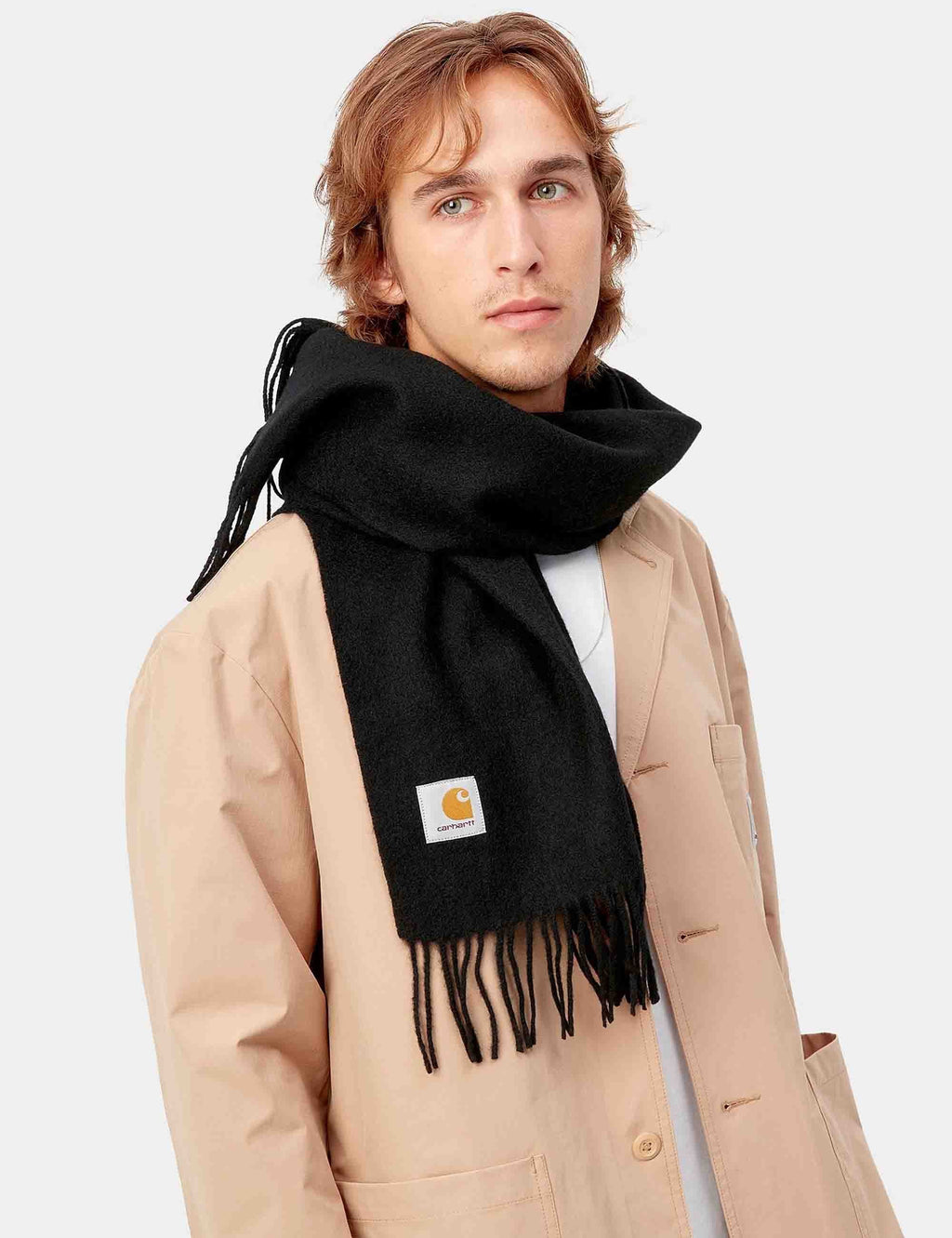 Clan Wool Scarf - Black