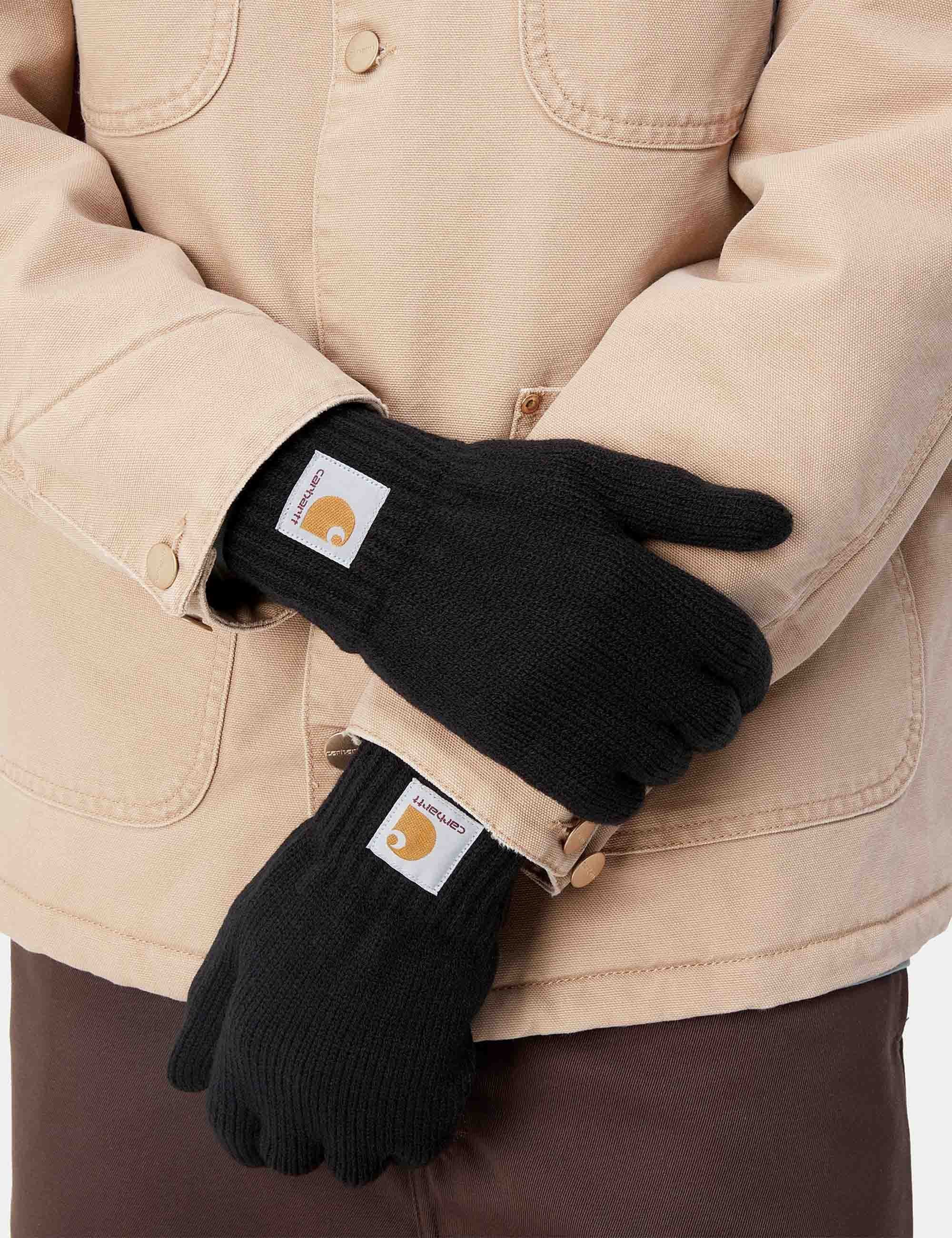 Carhartt WIP Watch Gloves — Black | Fat Buddha Store