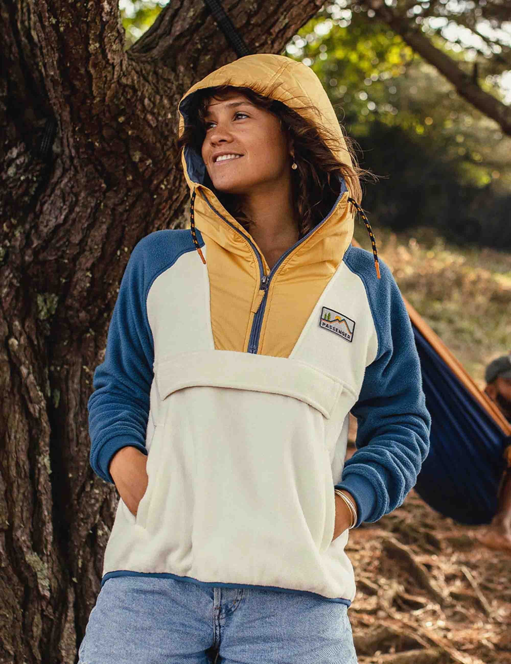 Women's Alexander Hooded Fleece - Egret