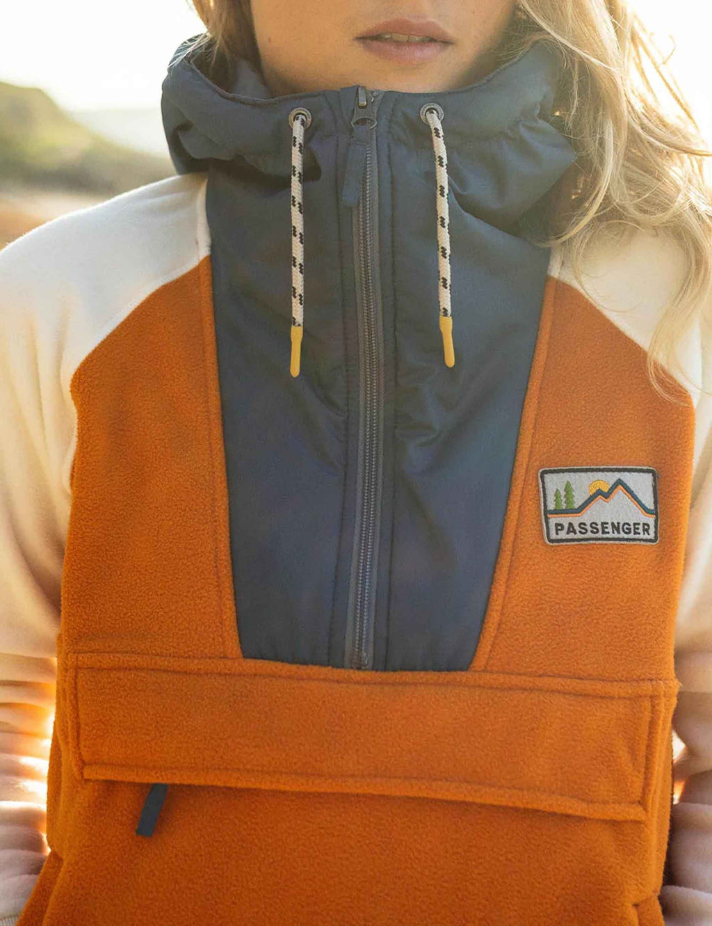 Women's Alexander Hooded Fleece - Sunrise Orange