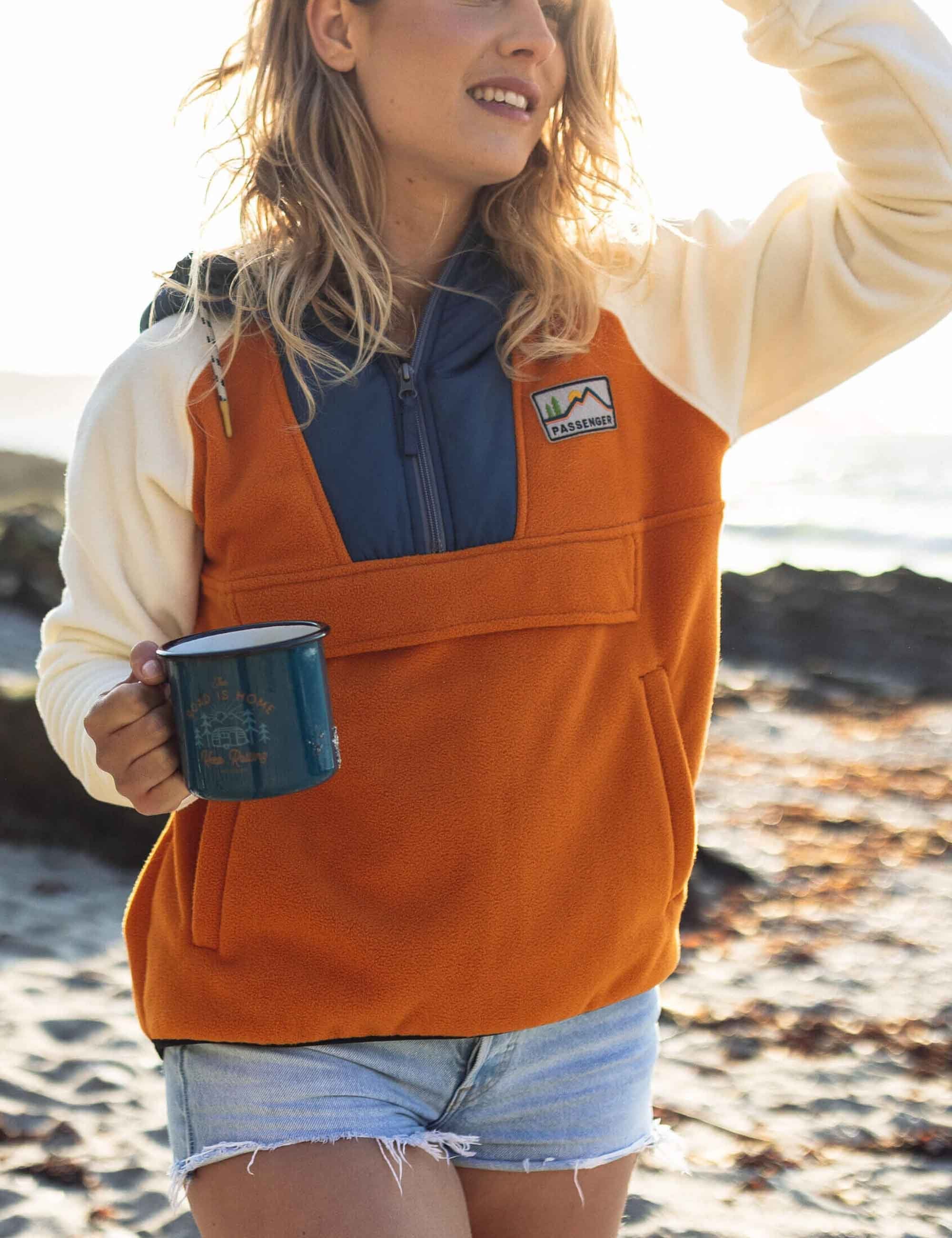 Women's Alexander Hooded Fleece - Sunrise Orange