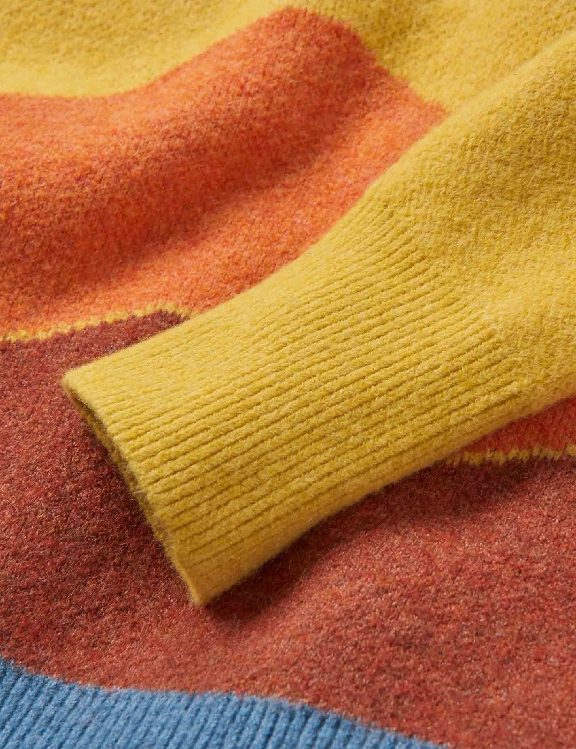 Women's Vista Knitted Jumper - Amber Gold