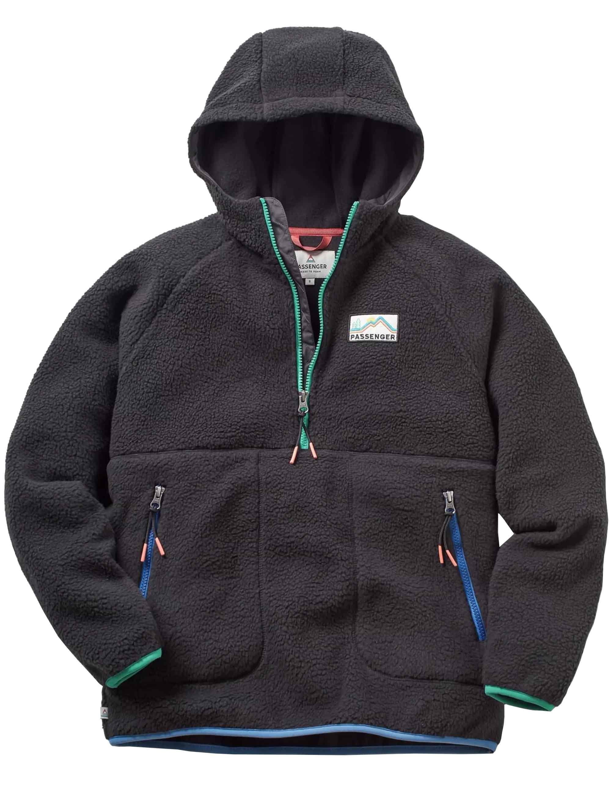 Women's Maine Hood Fleece - Black