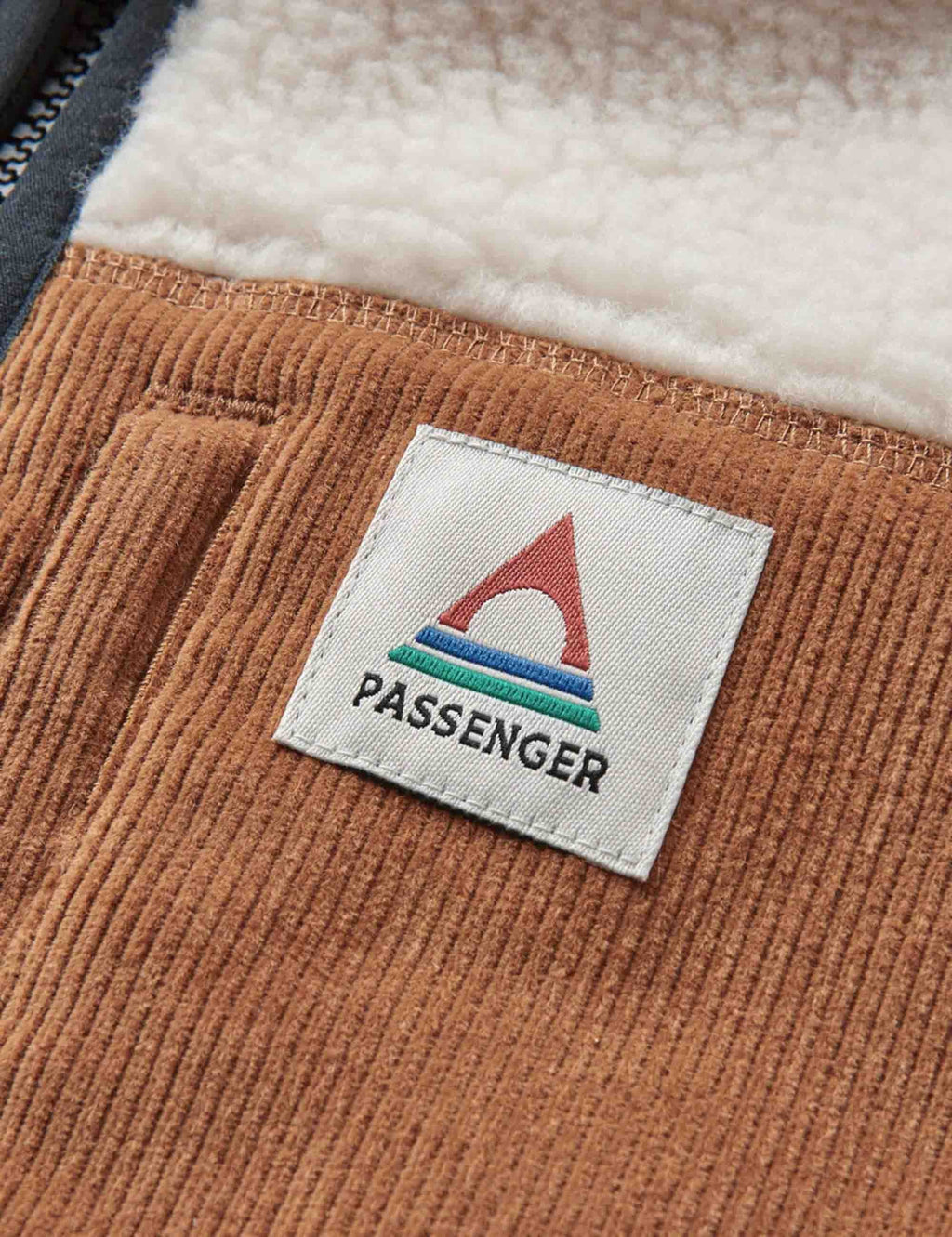 Trekker Deep-Pile Sherpa Fleece Jacket - Warm Ivory