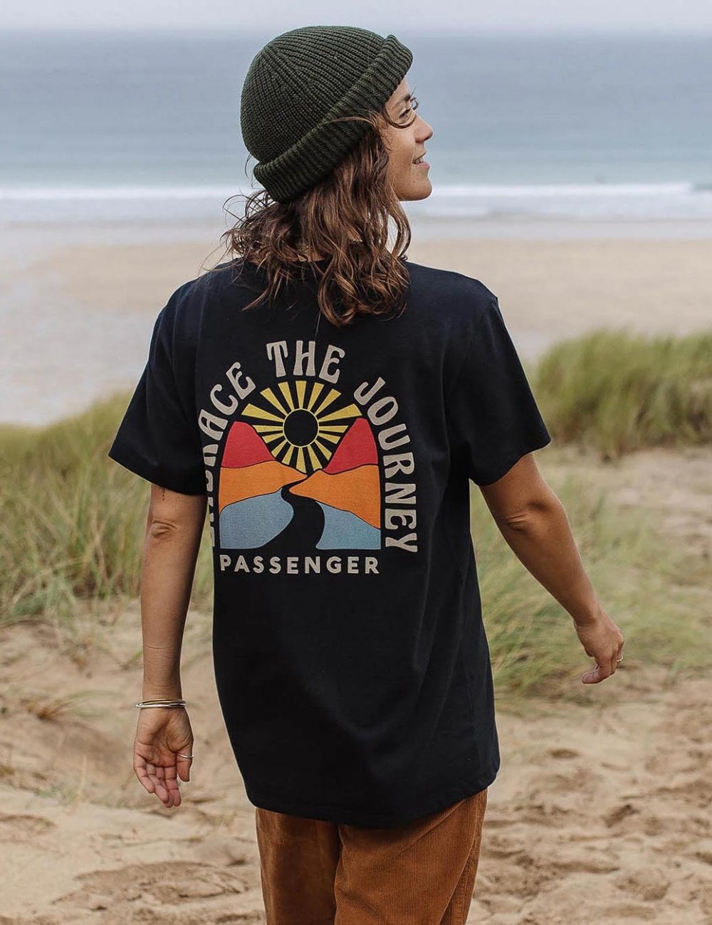 Women's Embrace The Journey T-Shirt - Black