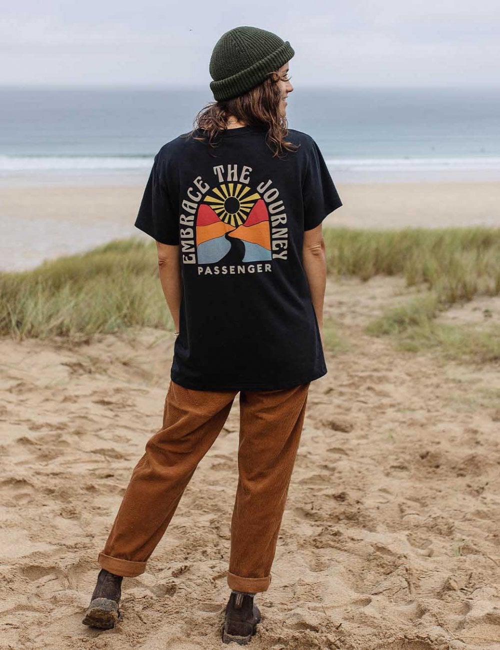 Women's Embrace The Journey T-Shirt - Black