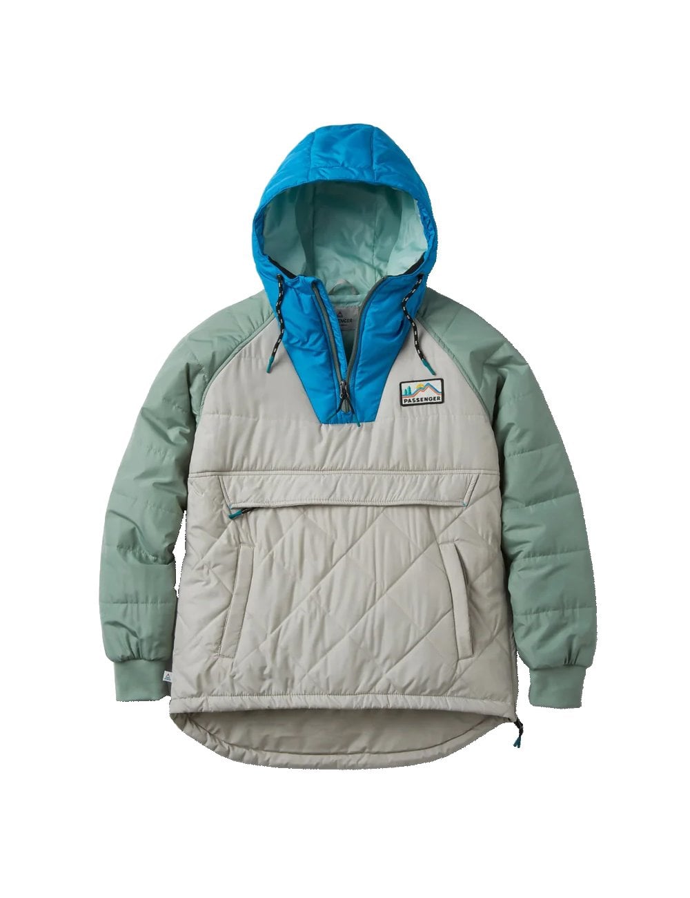 Women's Ocean 1/2 Zip Insulated Anorak - Pebble Grey