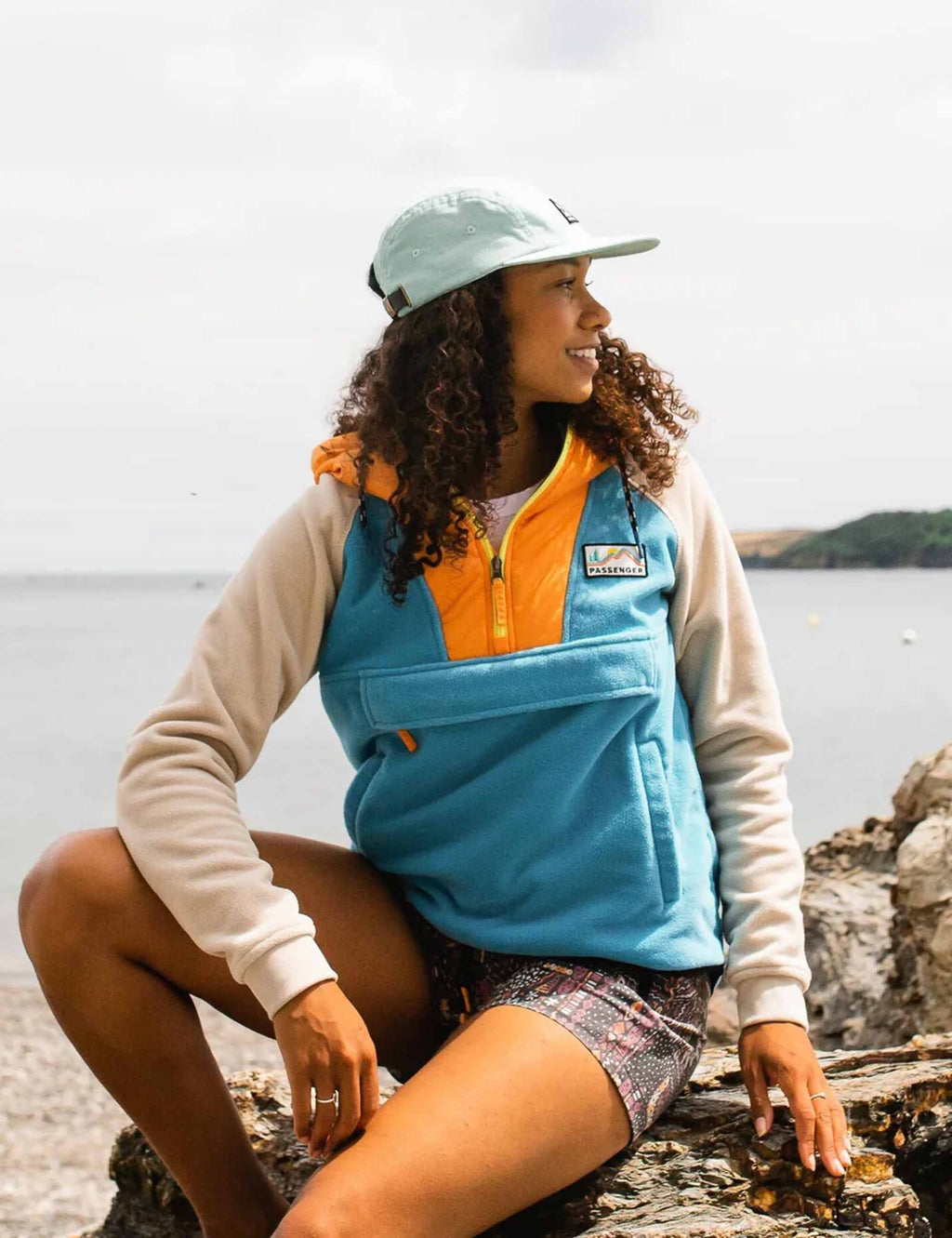 Women's Alexander Hooded Fleece - Blue Pool