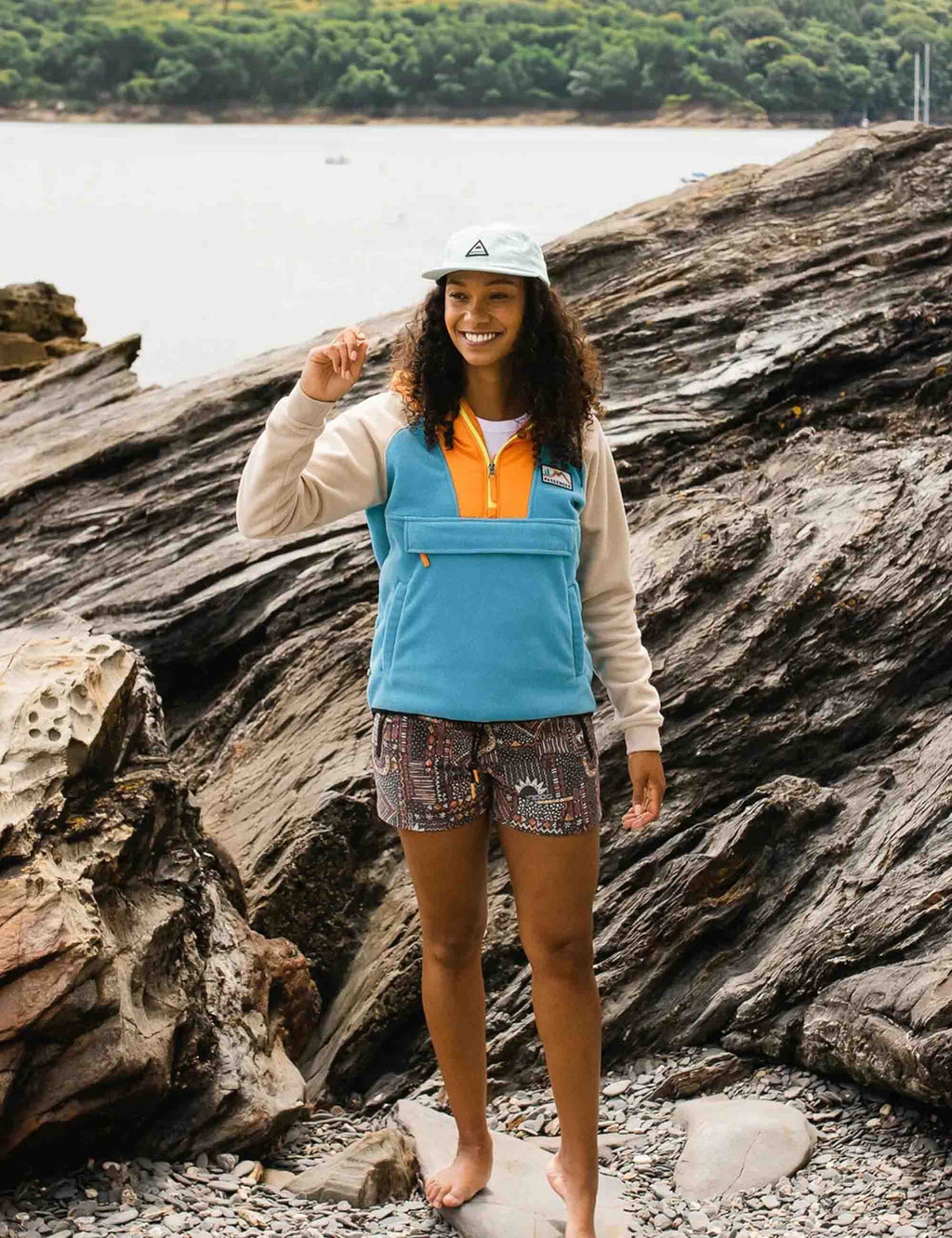 Women's Alexander Hooded Fleece - Blue Pool