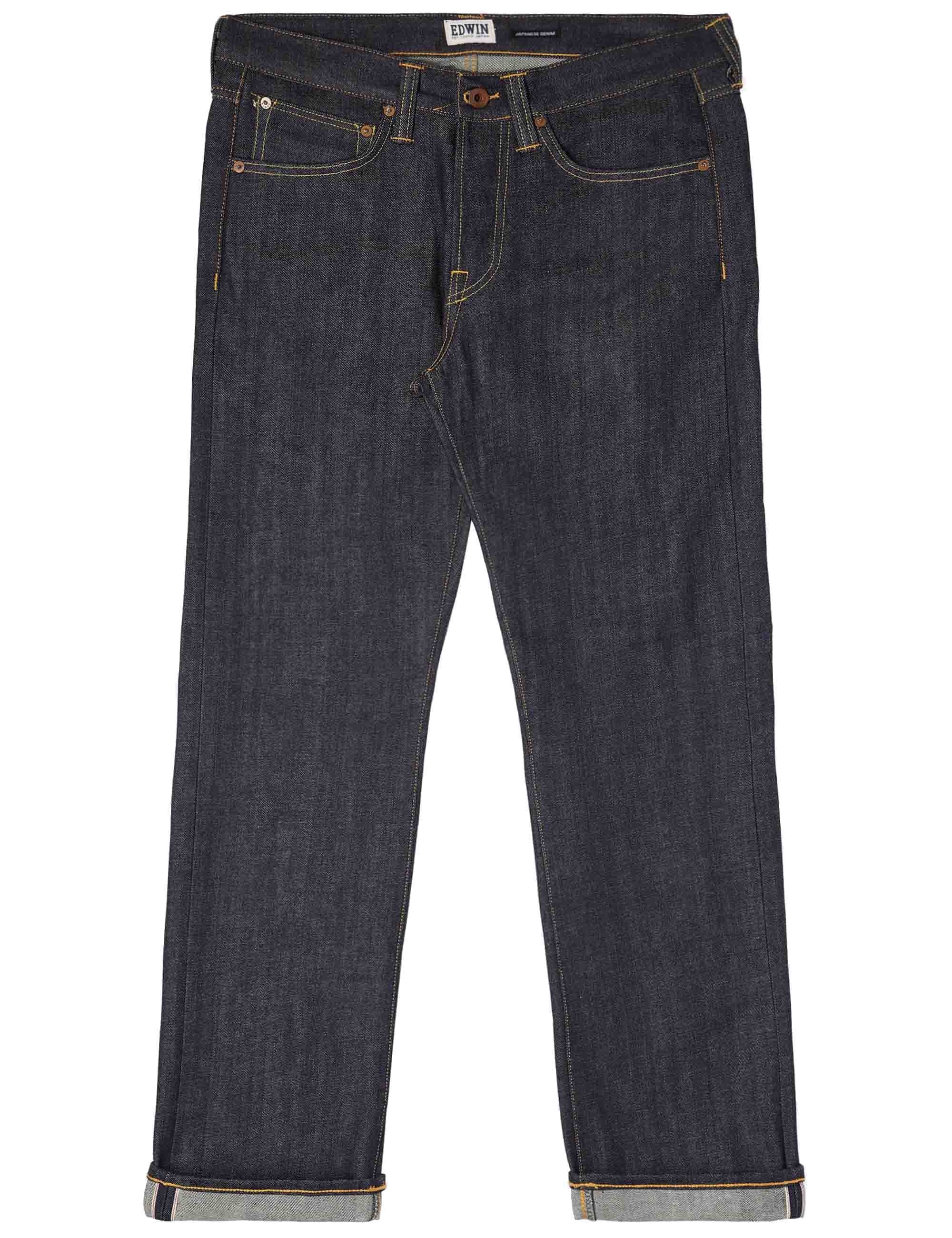 Edwin ED-47 Regular Straight Red Selvedge Jeans - Blue – Fat