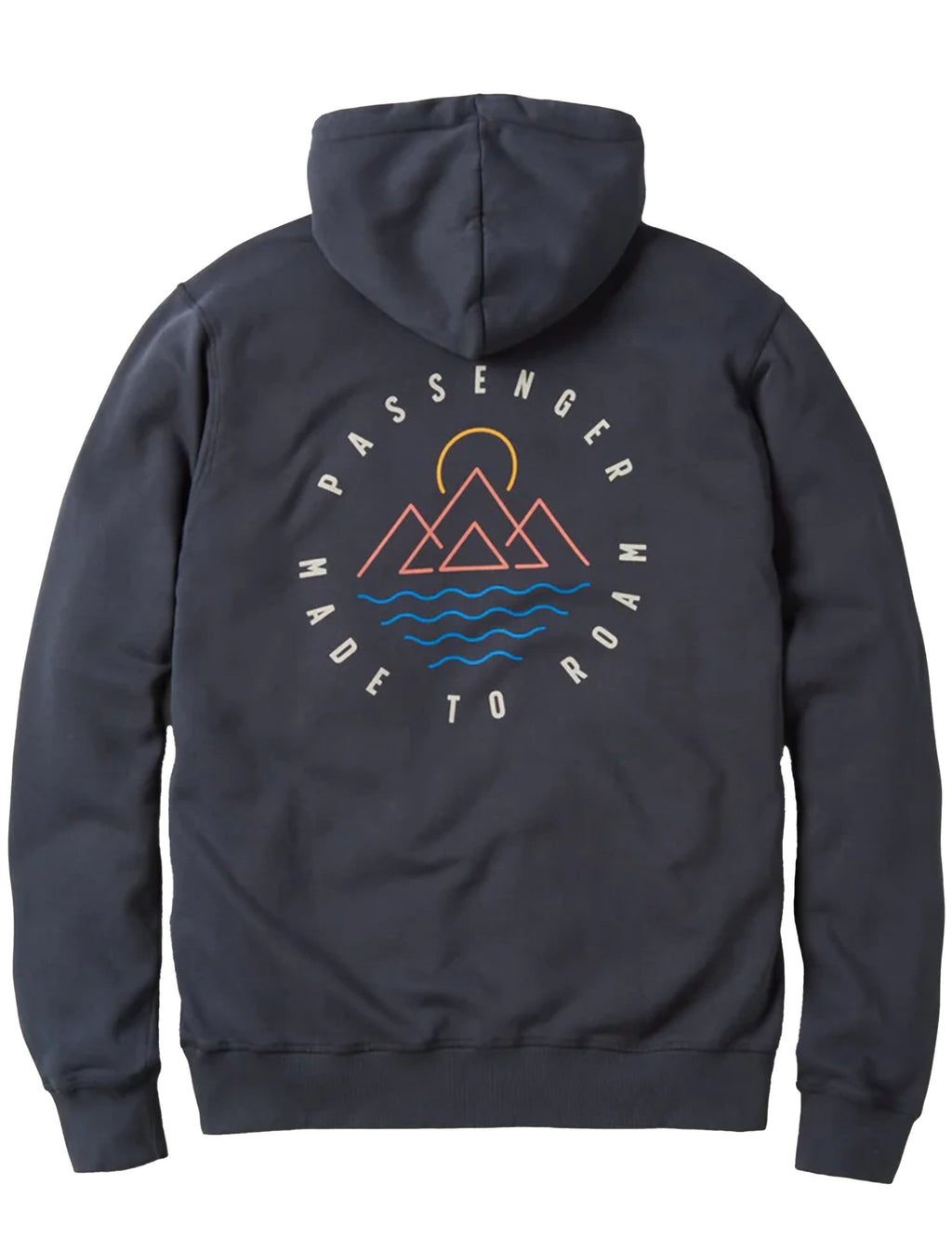 Escapism Recycled Cotton Hooded Sweat - Black