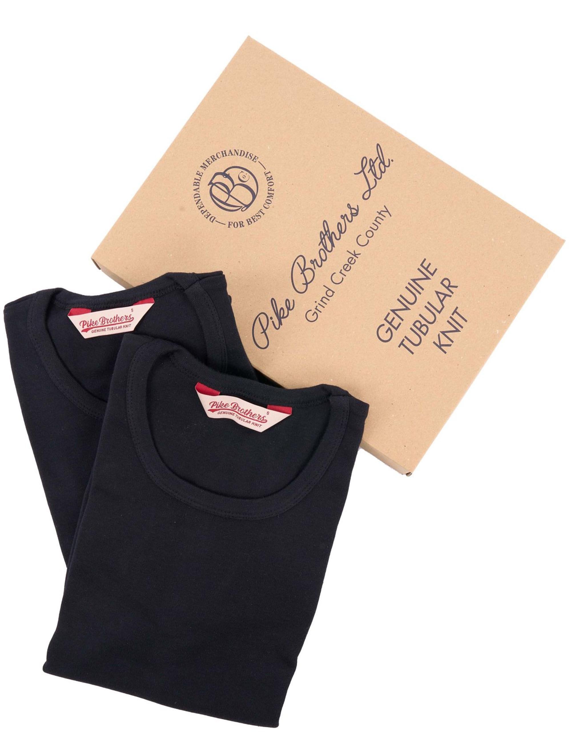 1947 Round Neck T-Shirt (2 Pack) - Black