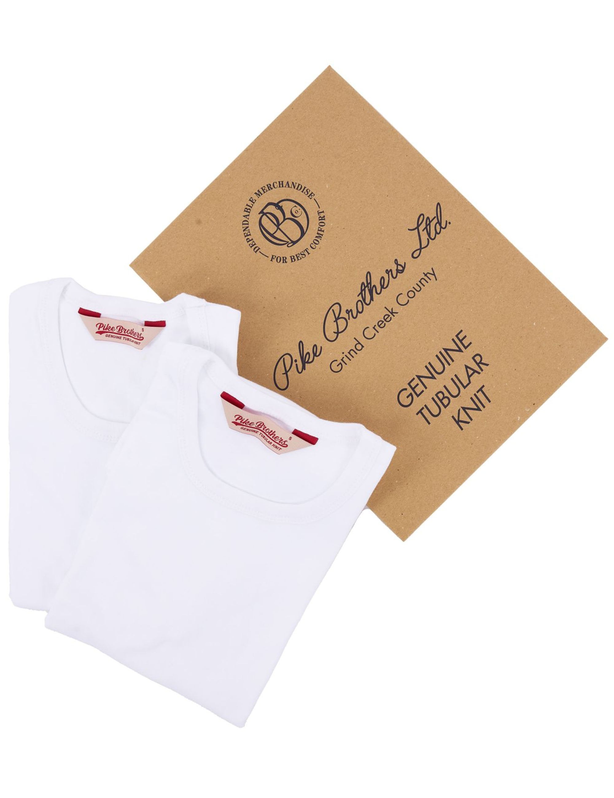 1947 Round Neck T-Shirt (2 Pack) - White