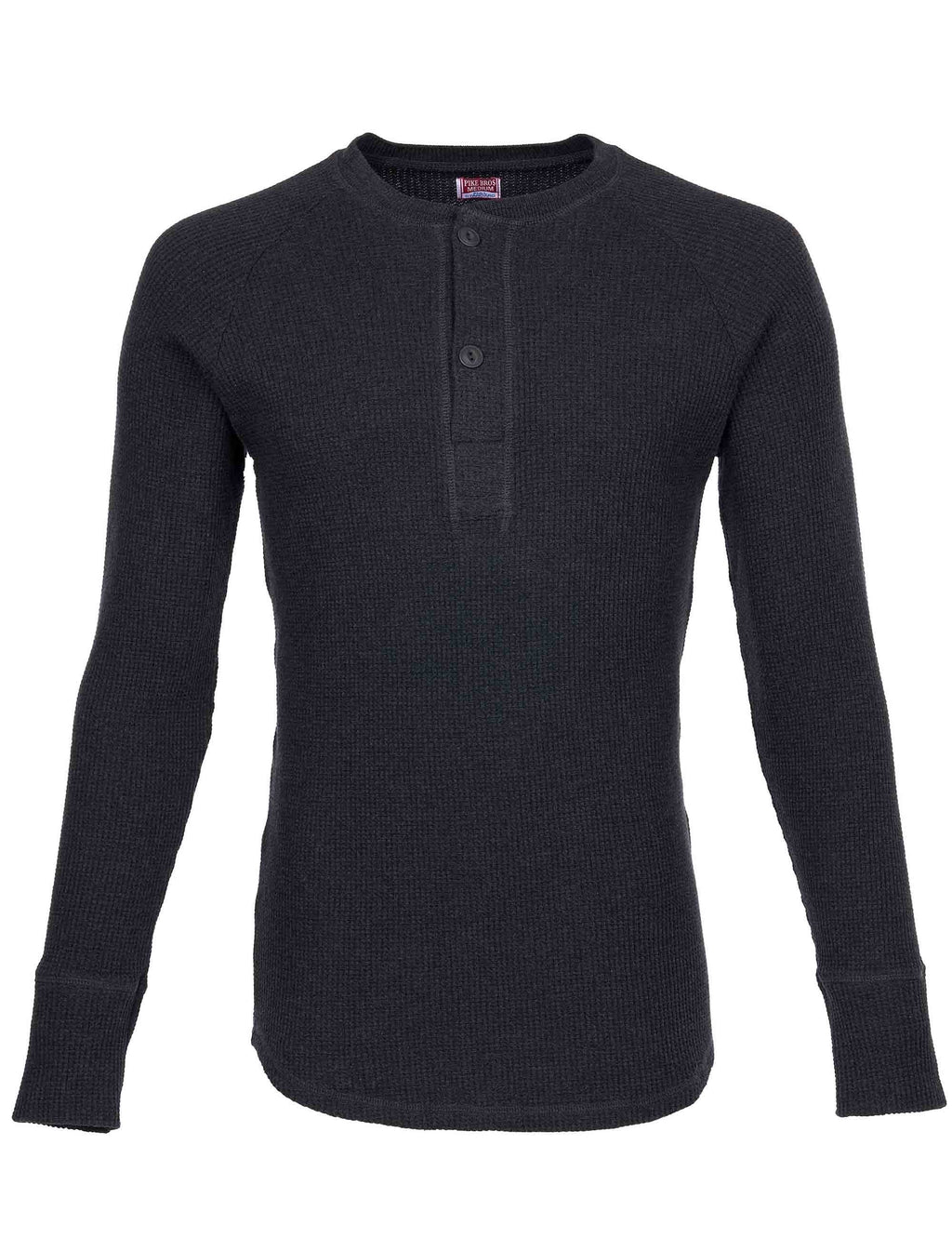 1936 Waffle Henley T-Shirt Shirt - Iron Grey