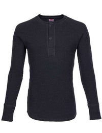 1936 Waffle Henley Shirt - Iron Grey