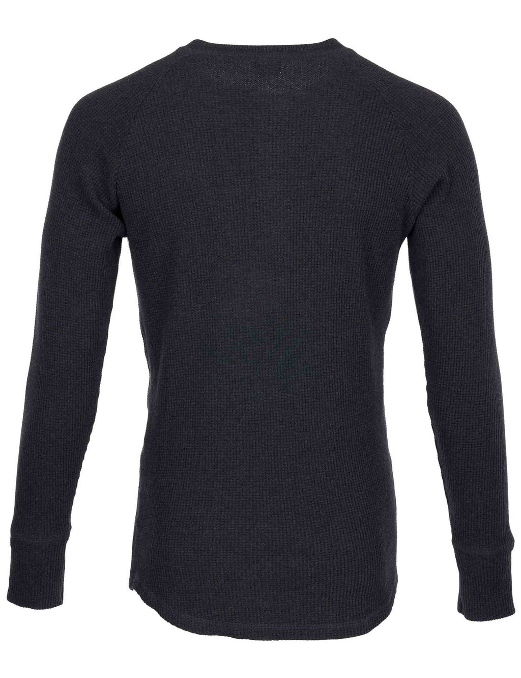 1936 Waffle Henley T-Shirt Shirt - Iron Grey