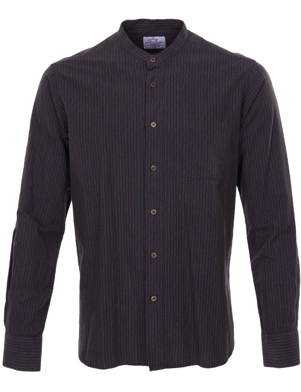 1923 Buccanoy Grandfather Shirt - Hosai Blue
