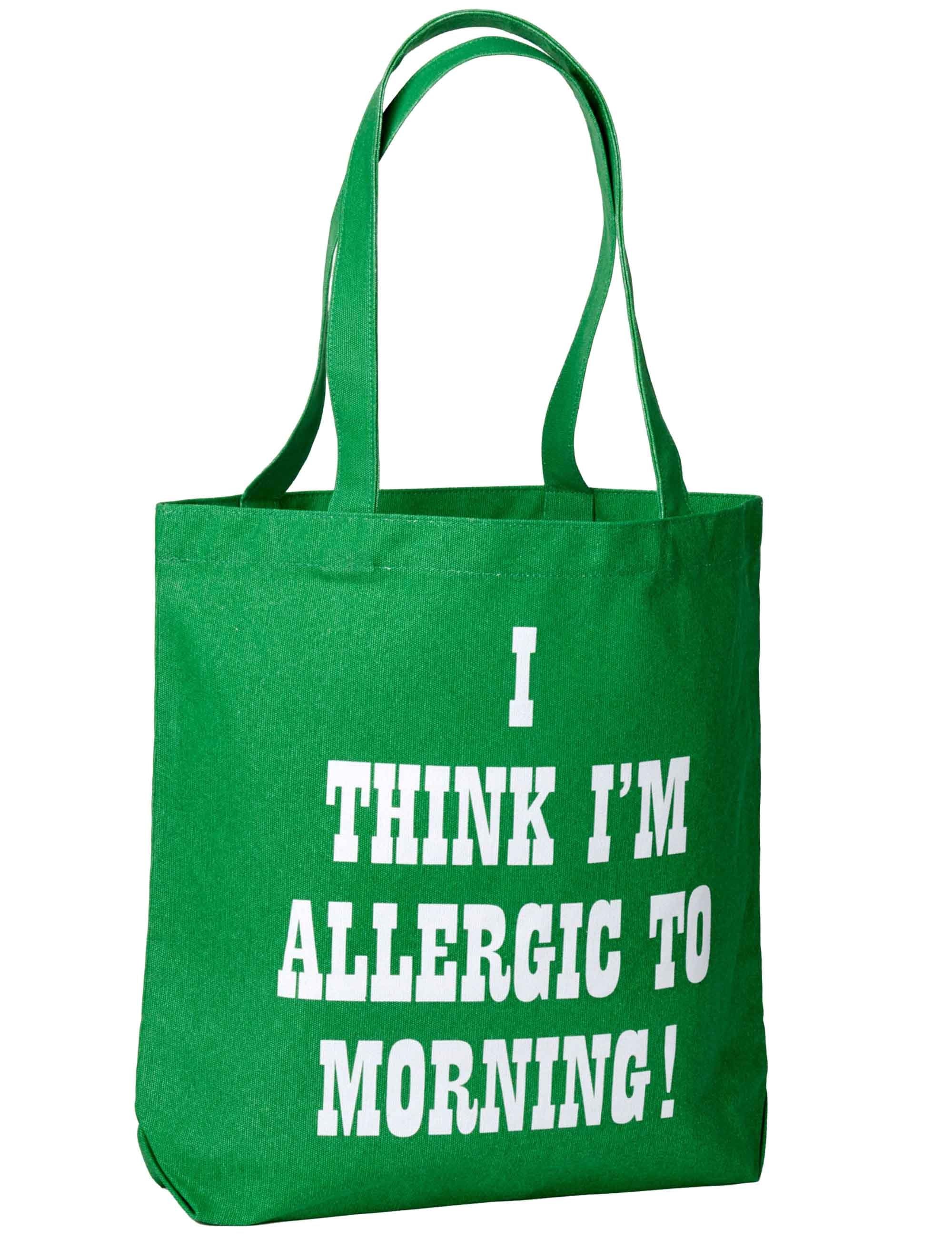Snoopy Tote Bag - Allergic to Mornings