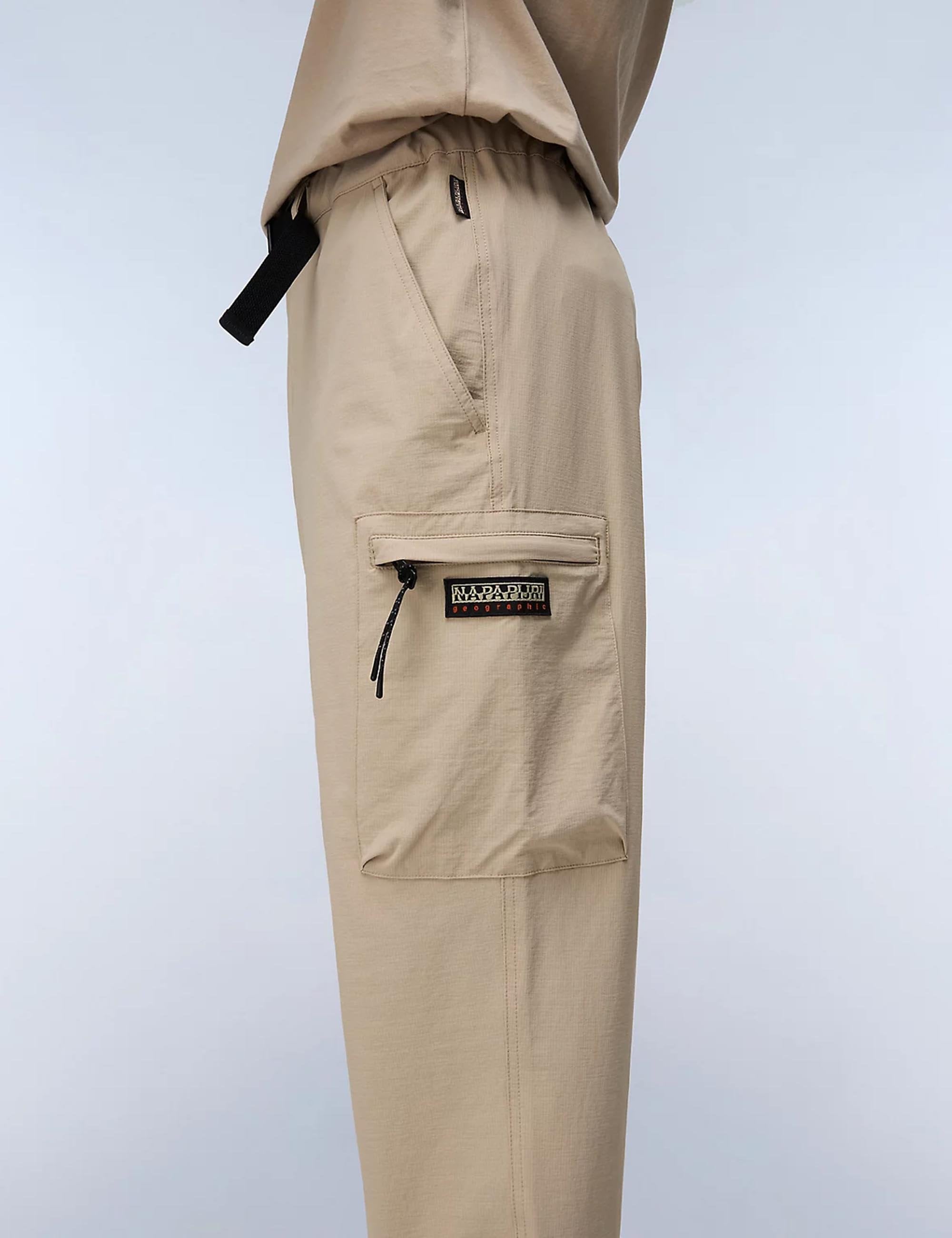 Napapijri Avers Cargo Trousers - Beige Rocky