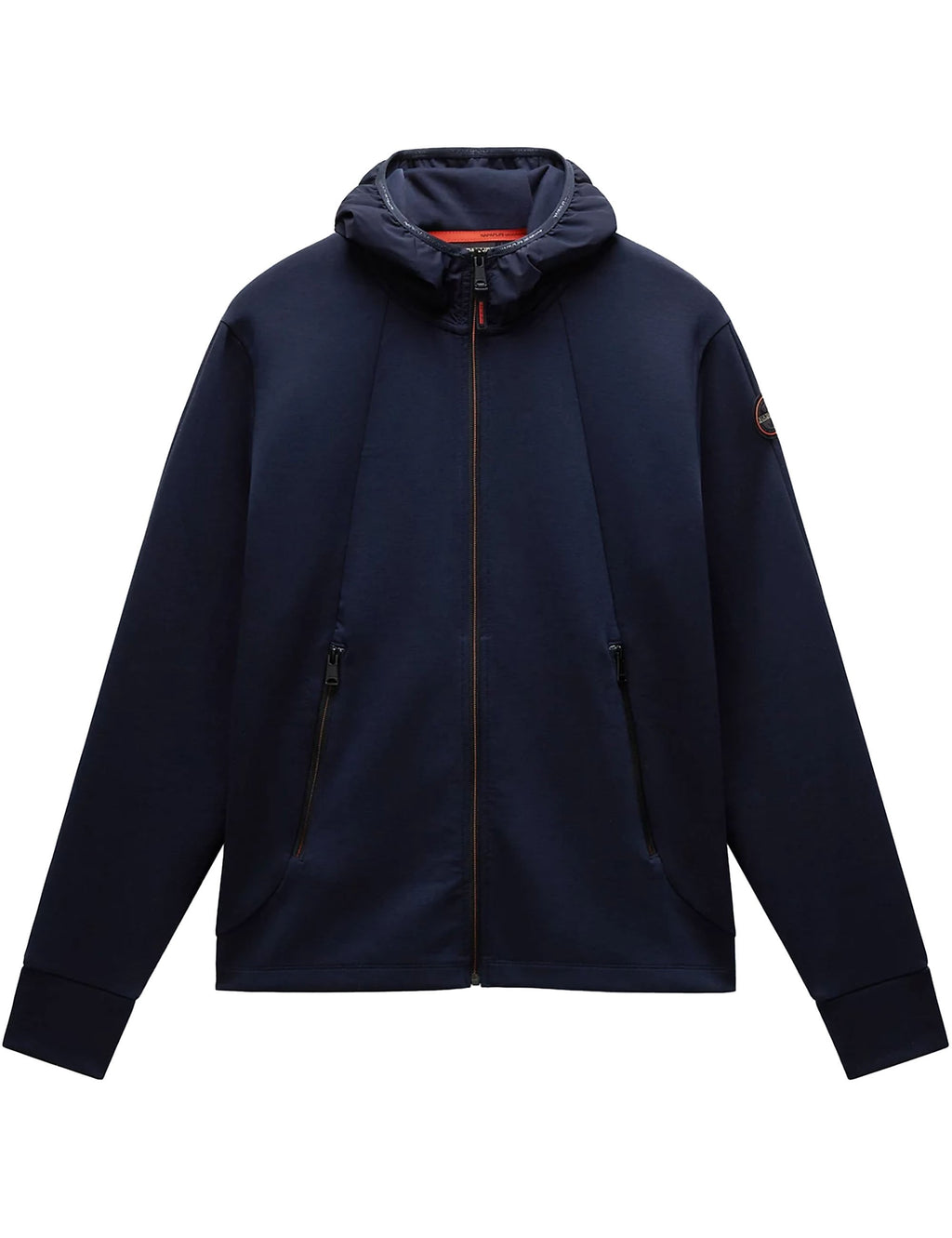 Lys Full Zip Hooded Jacket - Blue Marine