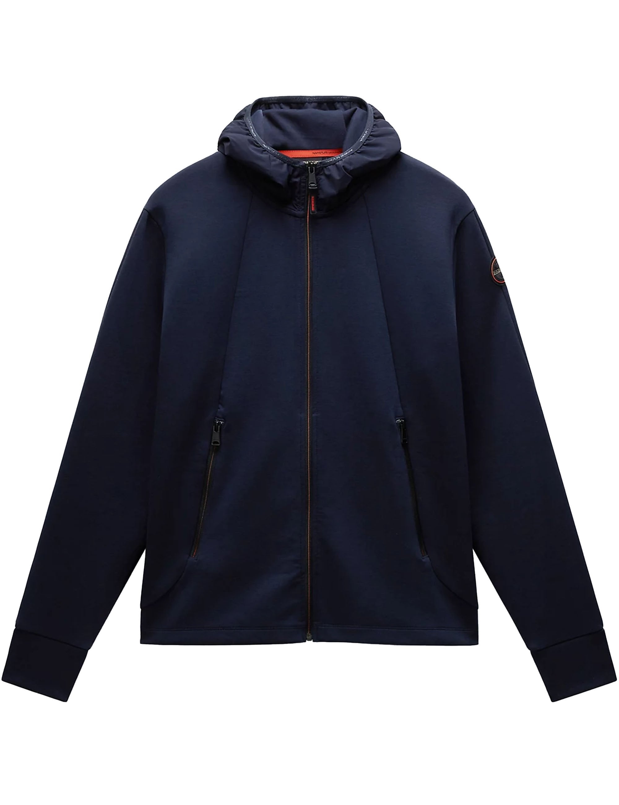 Napapijri Lys Full Zip Hooded Jacket - Blue Marine