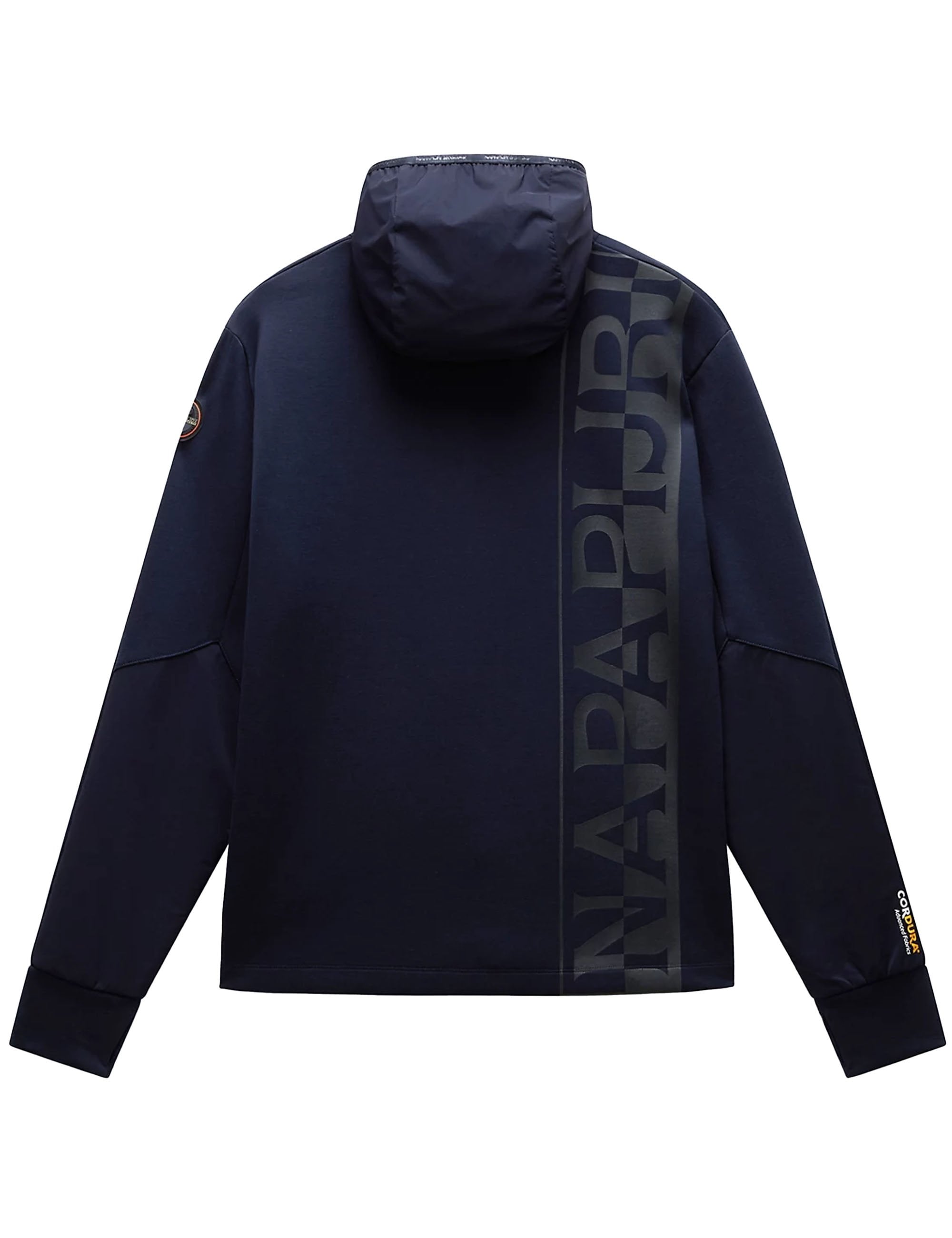 Napapijri Lys Full Zip Hooded Jacket - Blue Marine