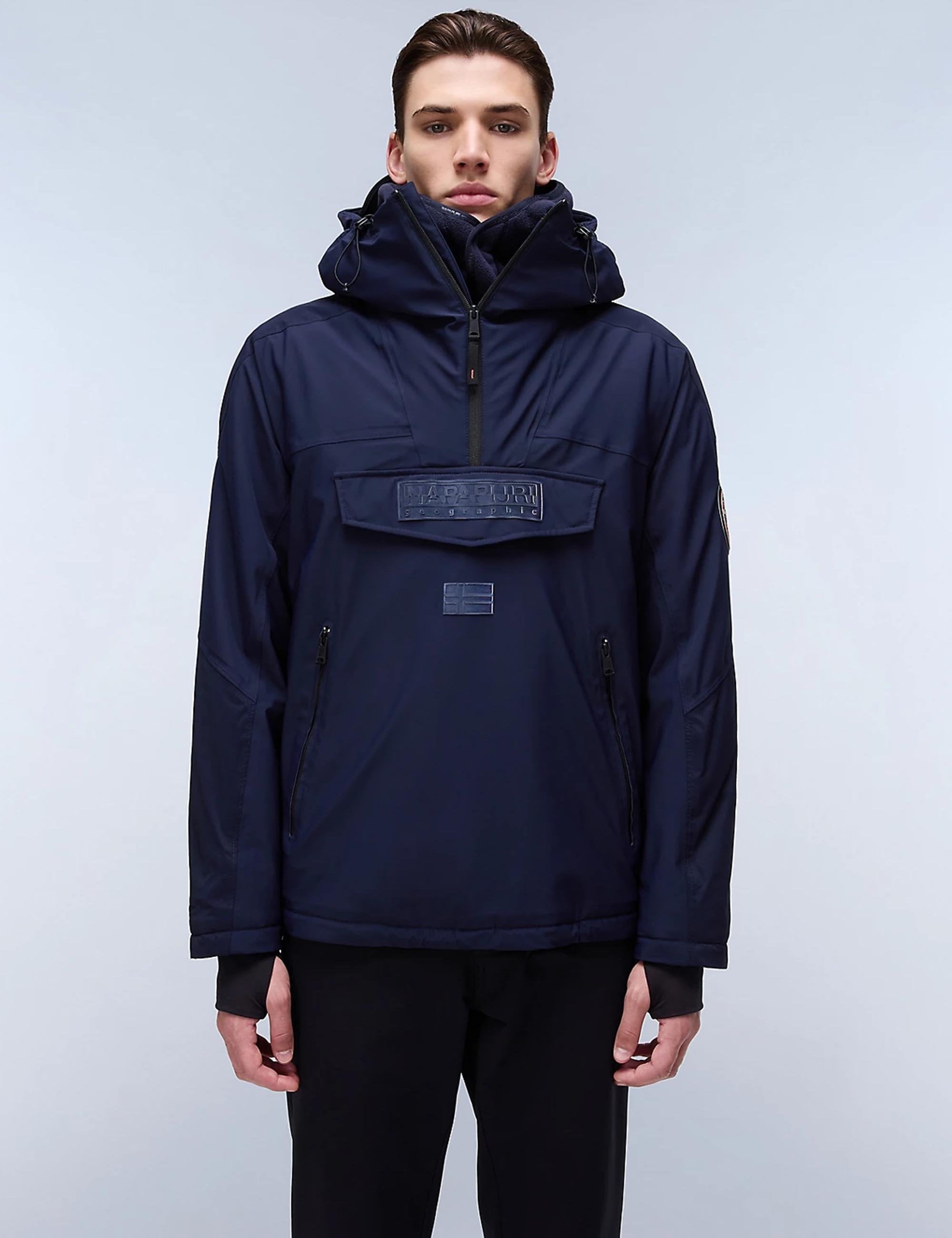 Napapijri Rainforest Tech Anorak - Blue Marine