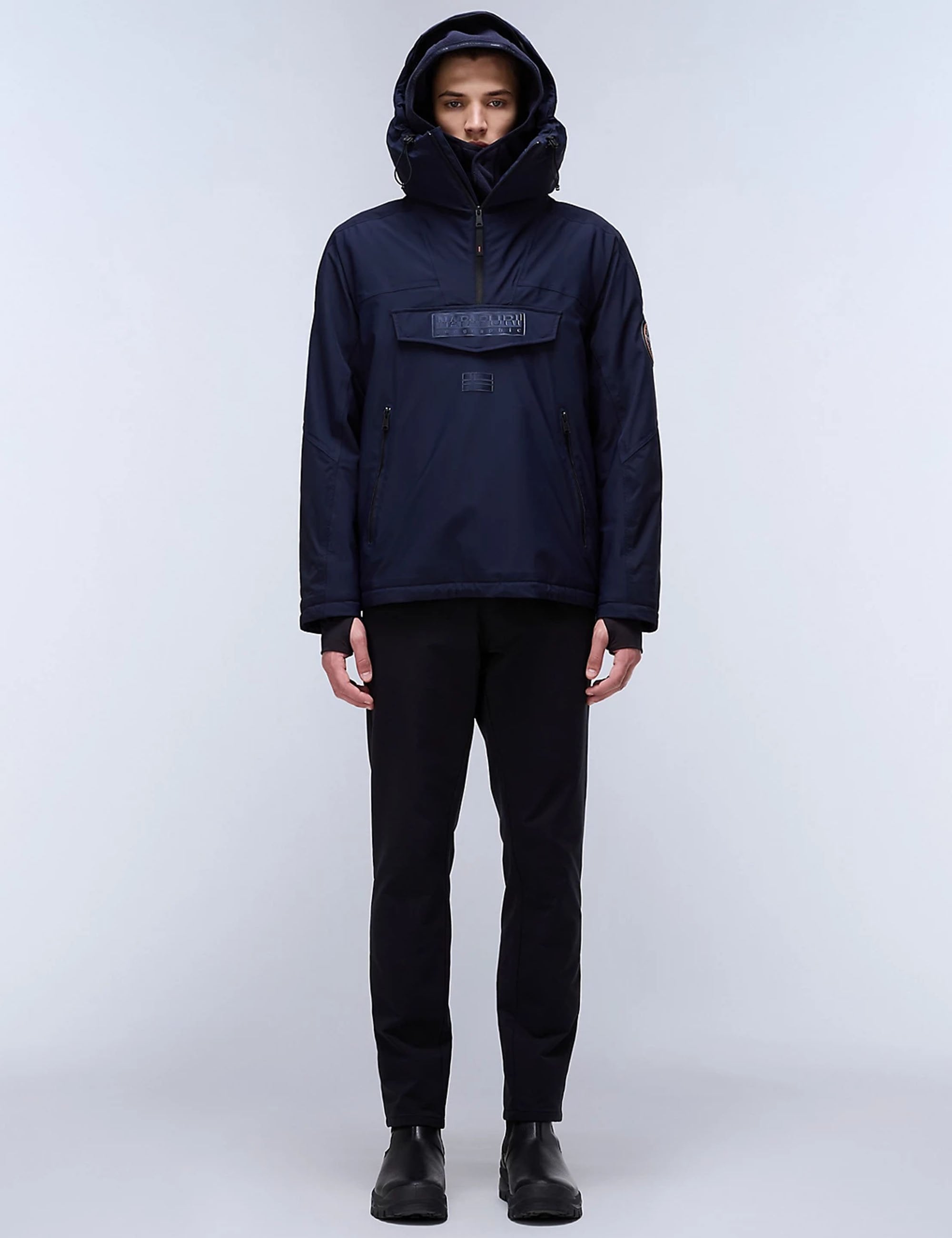 Napapijri Rainforest Tech Anorak - Blue Marine