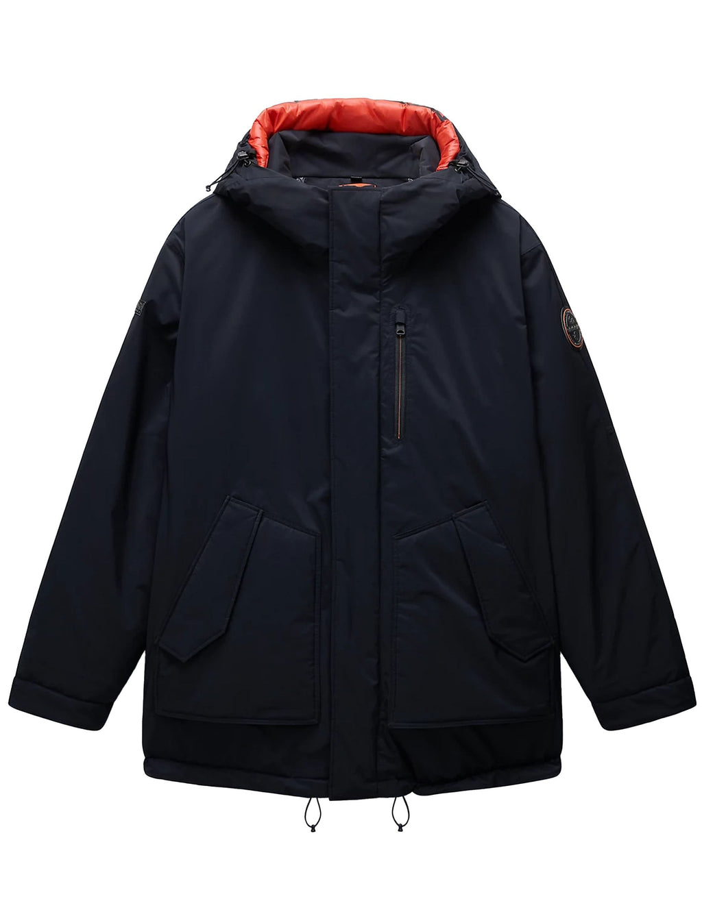 20-22�� Air Parka Long Jacket - Black