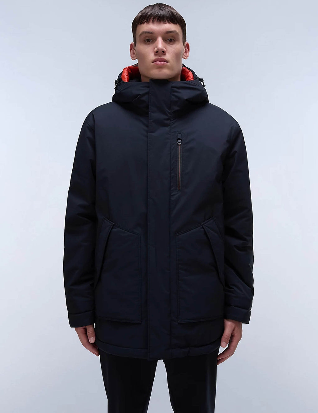 20-22�� Air Parka Long Jacket - Black