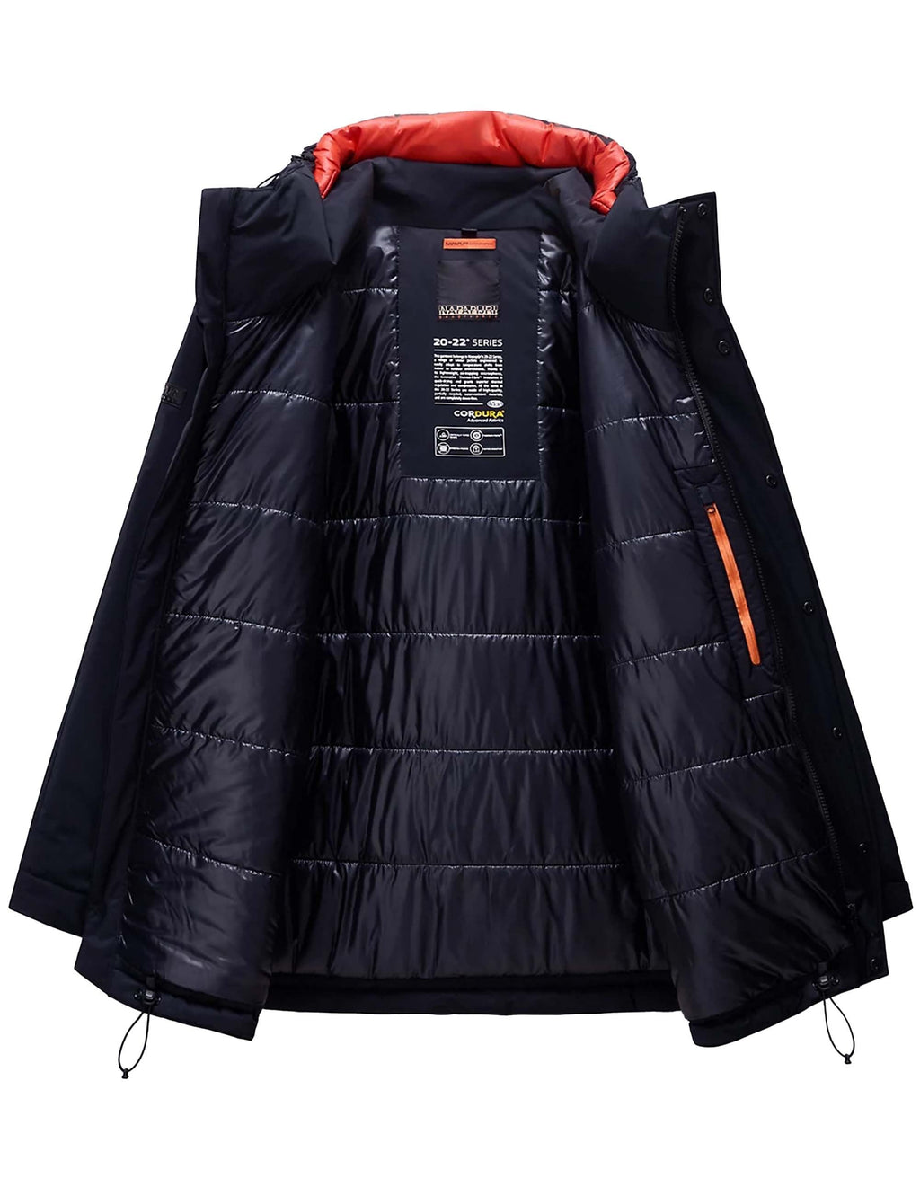 20-22�� Air Parka Long Jacket - Black