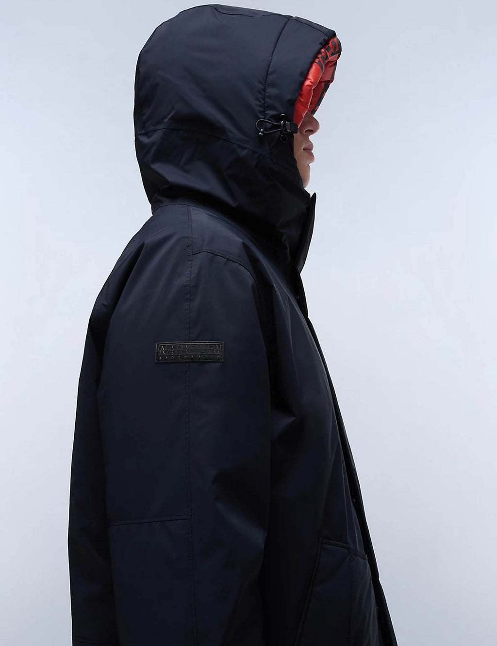 20-22�� Air Parka Long Jacket - Black