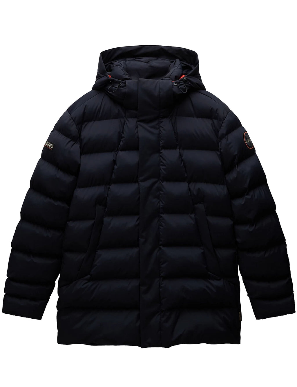 20-22�� Thermo Puffer Long Jacket - Black
