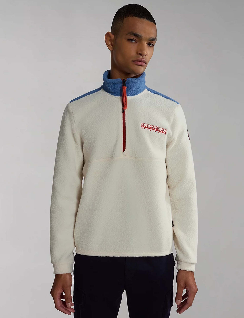 Anderby Half Zip Fleece - Whitecap Grey