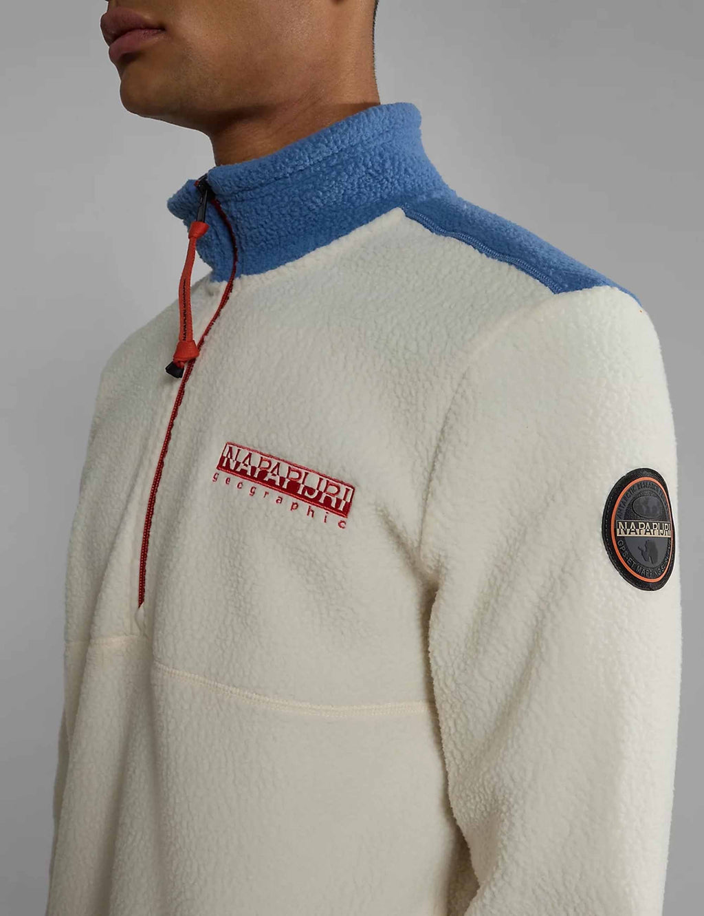 Anderby Half Zip Fleece - Whitecap Grey