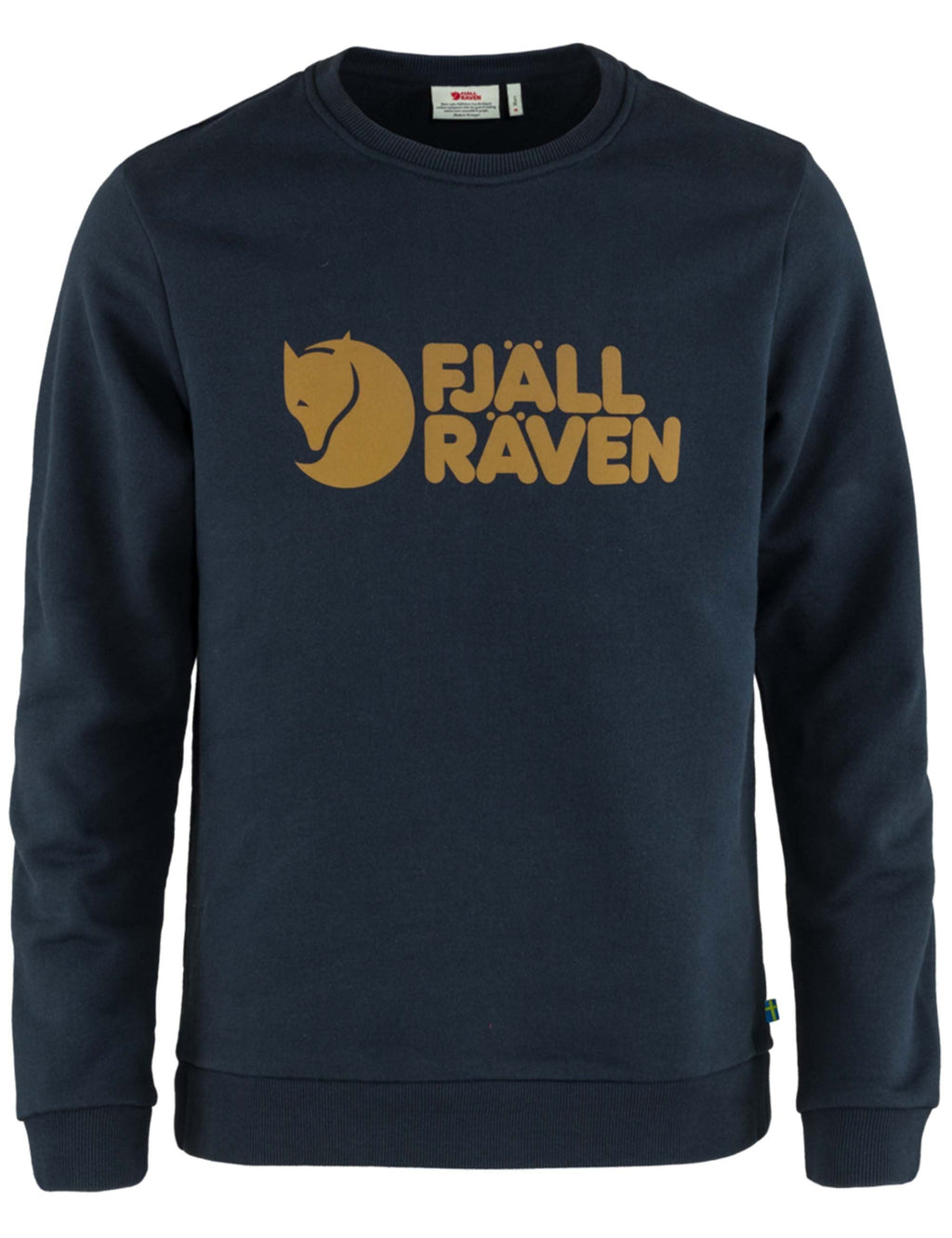Fjallraven Logo Crew Sweat - Dark Navy